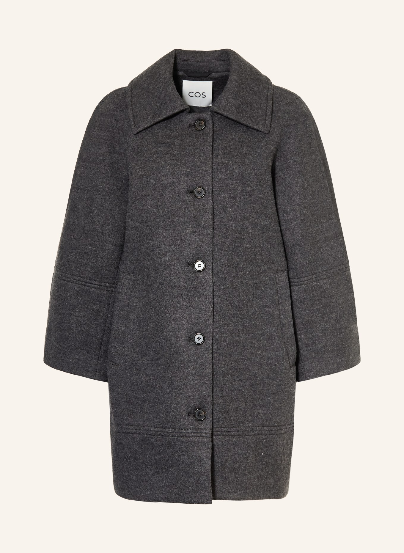 COS Wollmantel: DUNKELGRAU