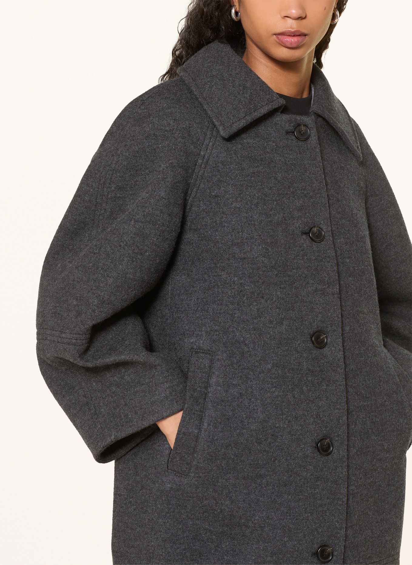 COS Wollmantel: DUNKELGRAU