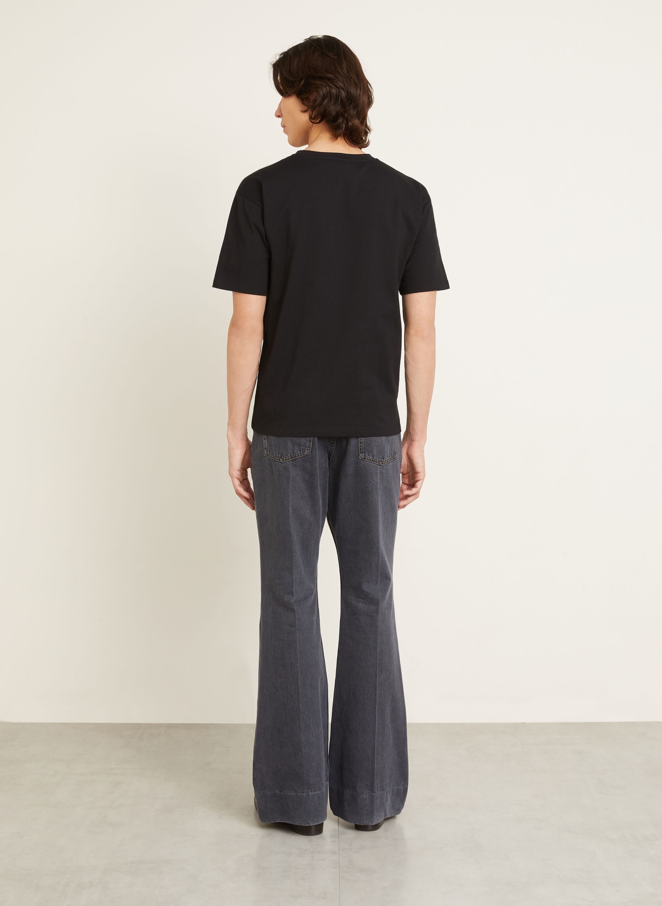 VALENTINO koszulka: CZARNY / CZERWONY