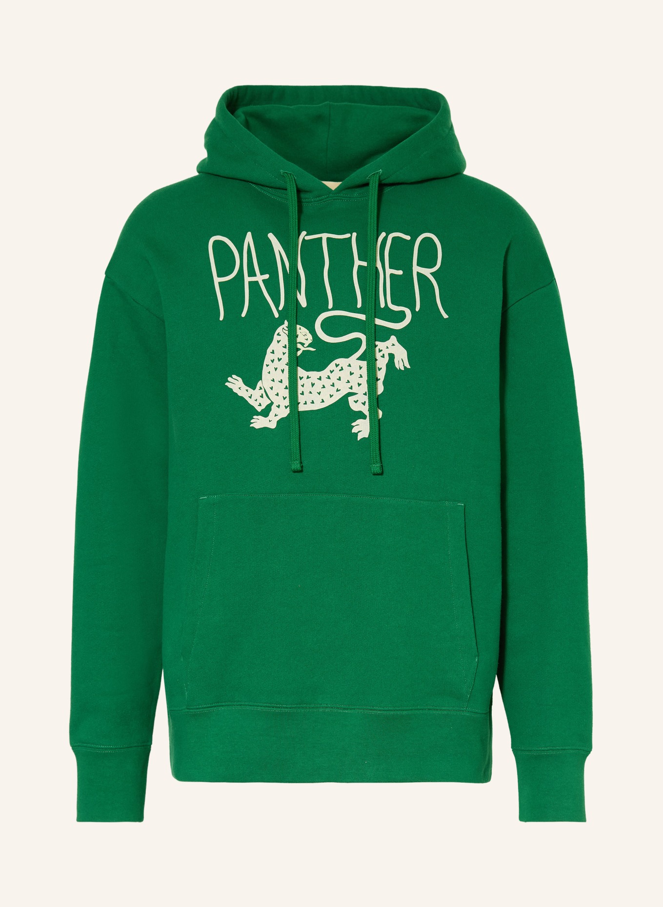 VALENTINO mikina s kapucí: ZELENÁ / REŽNÁ