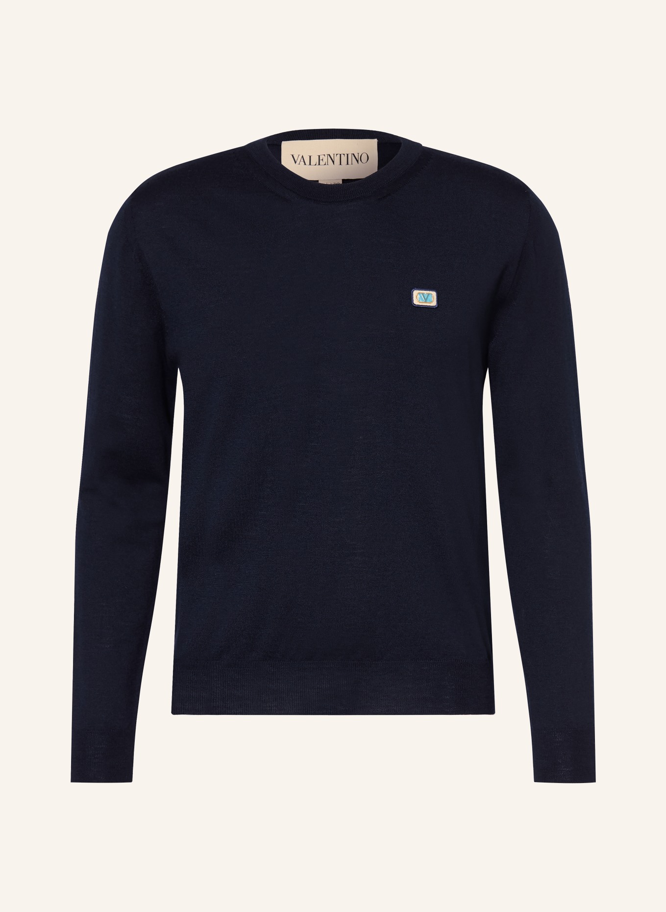 VALENTINO svetr: TMAVĚ MODRÁ