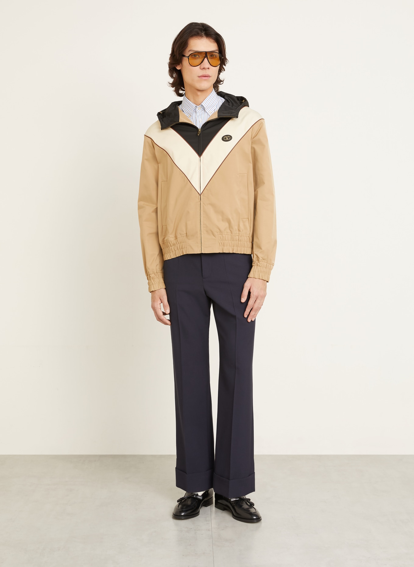 VALENTINO Blouson: CAMEL / BEIGE / SCHWARZ