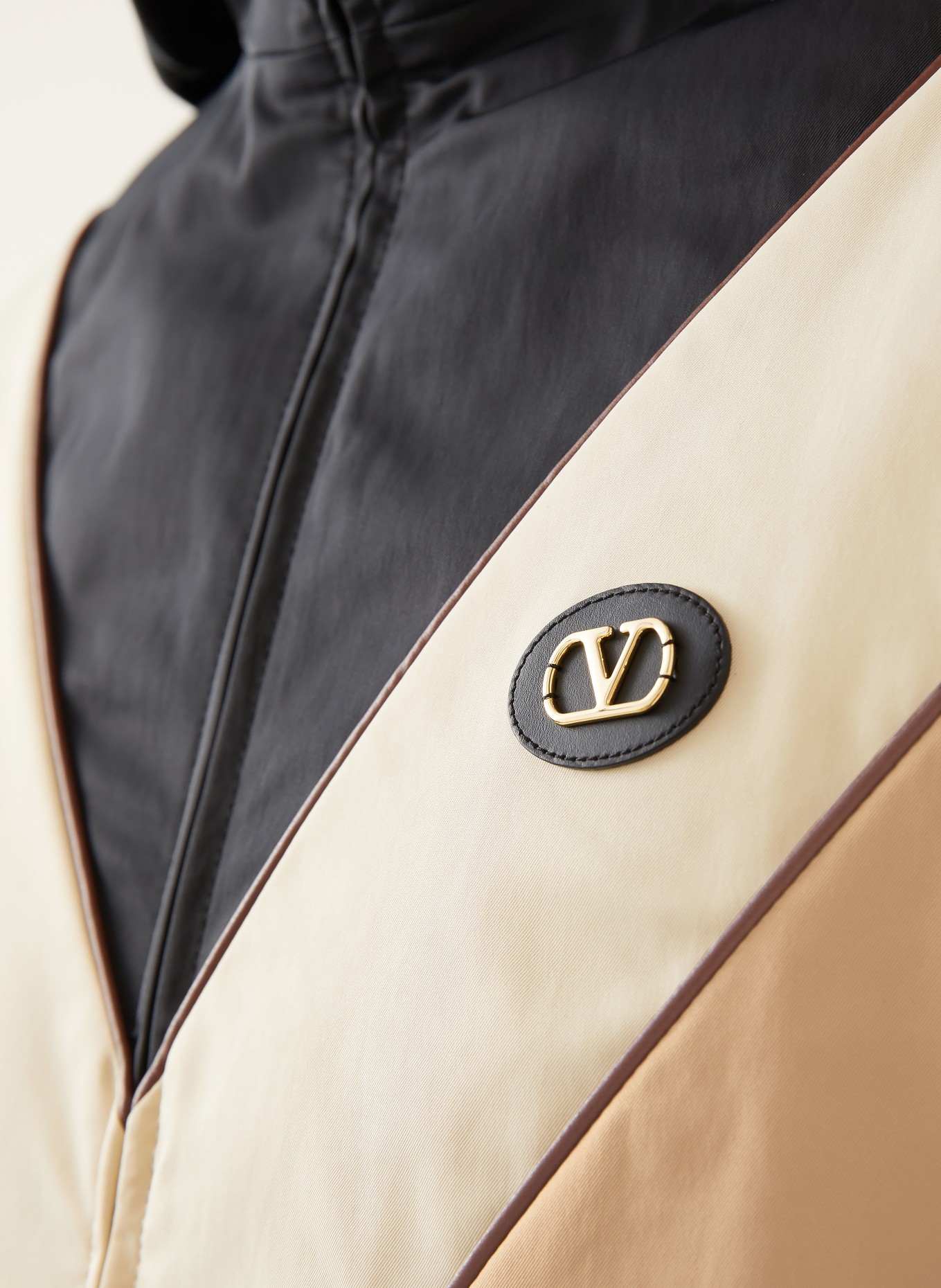 VALENTINO Blouson: CAMEL / BEIGE / SCHWARZ