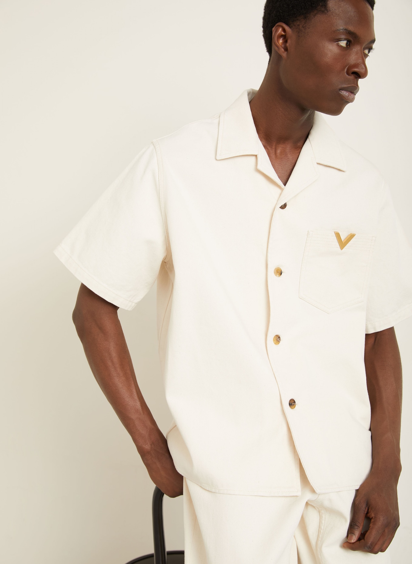 VALENTINO Resorthemd Comfort Fit: CREME