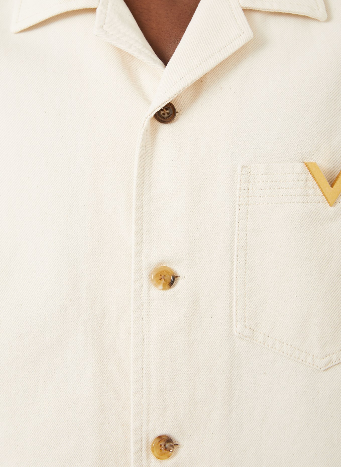 VALENTINO Resorthemd Comfort Fit: CREME