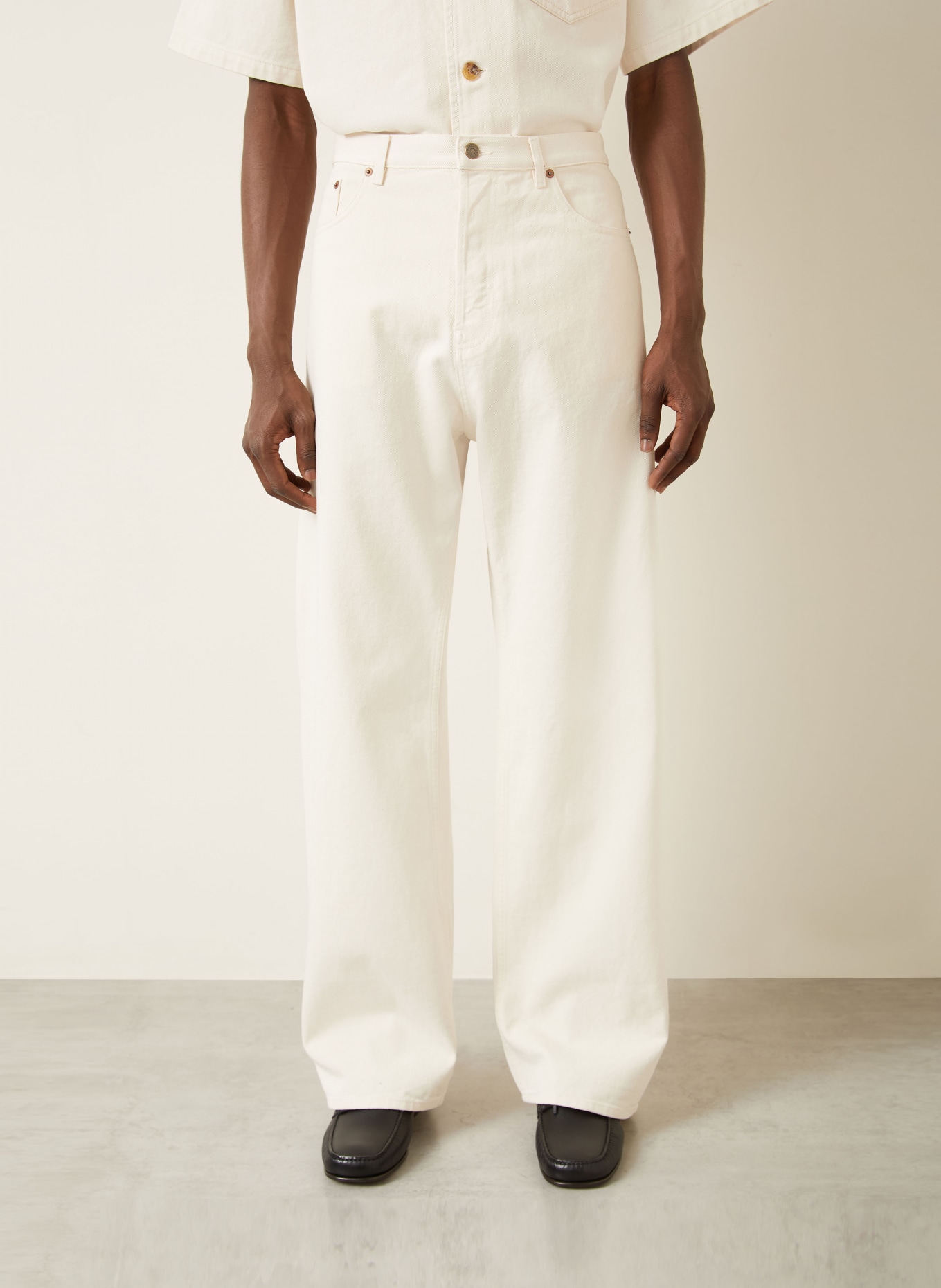 VALENTINO Jeans Regular Fit: CREME