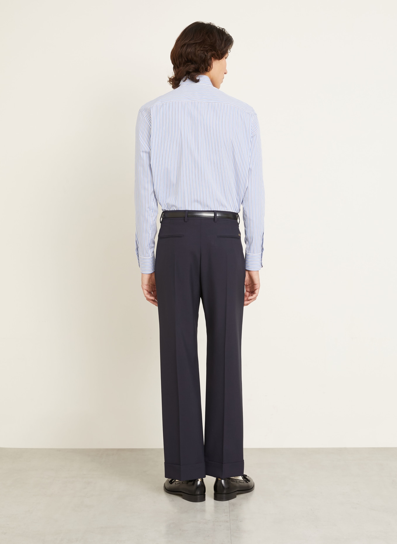 VALENTINO Hemd Comfort Fit: HELLBLAU / DUNKELBLAU / WEISS