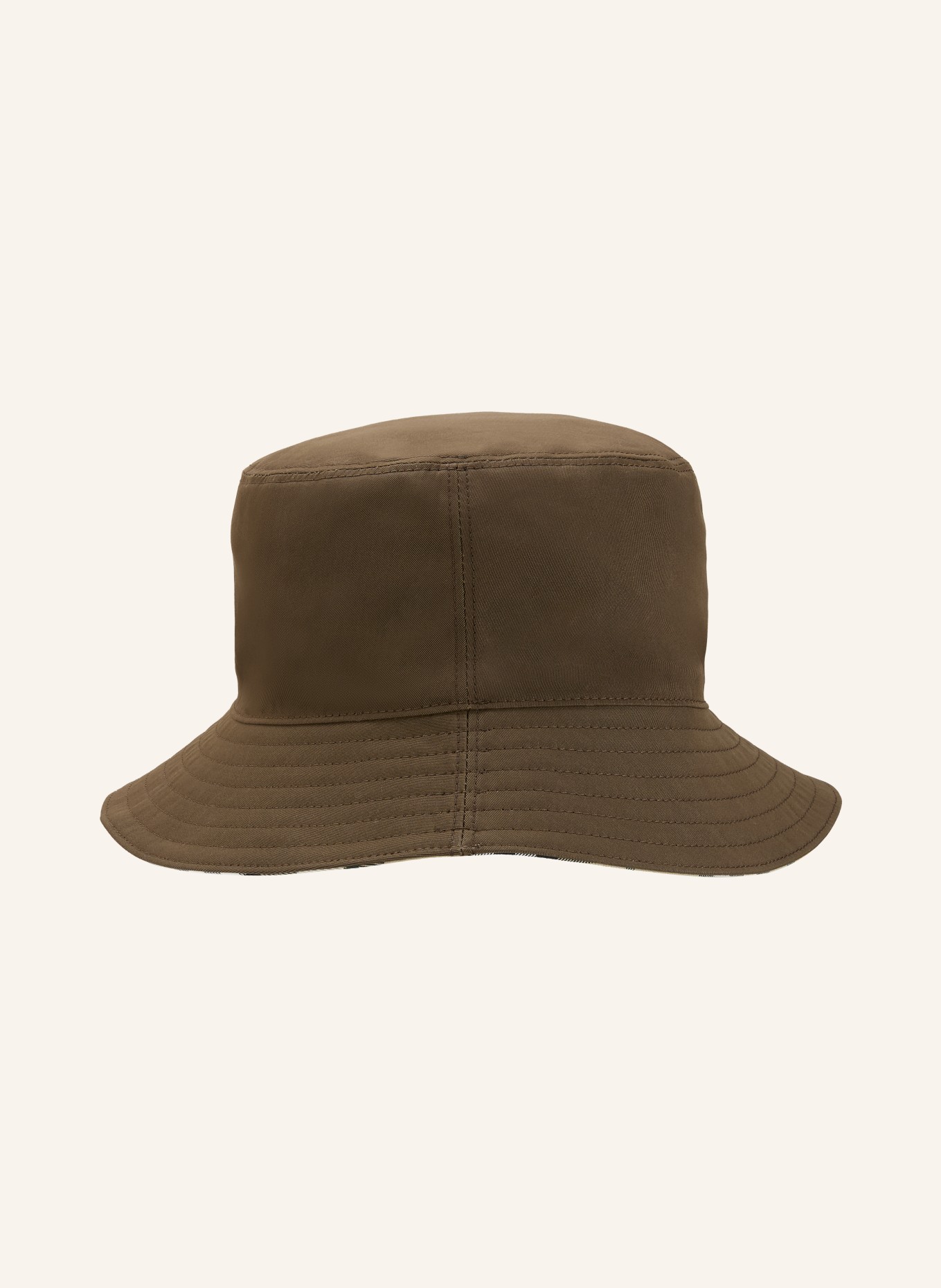 BURBERRY Bucket-Hat GABARDINE: KHAKI / BEIGE / SCHWARZ