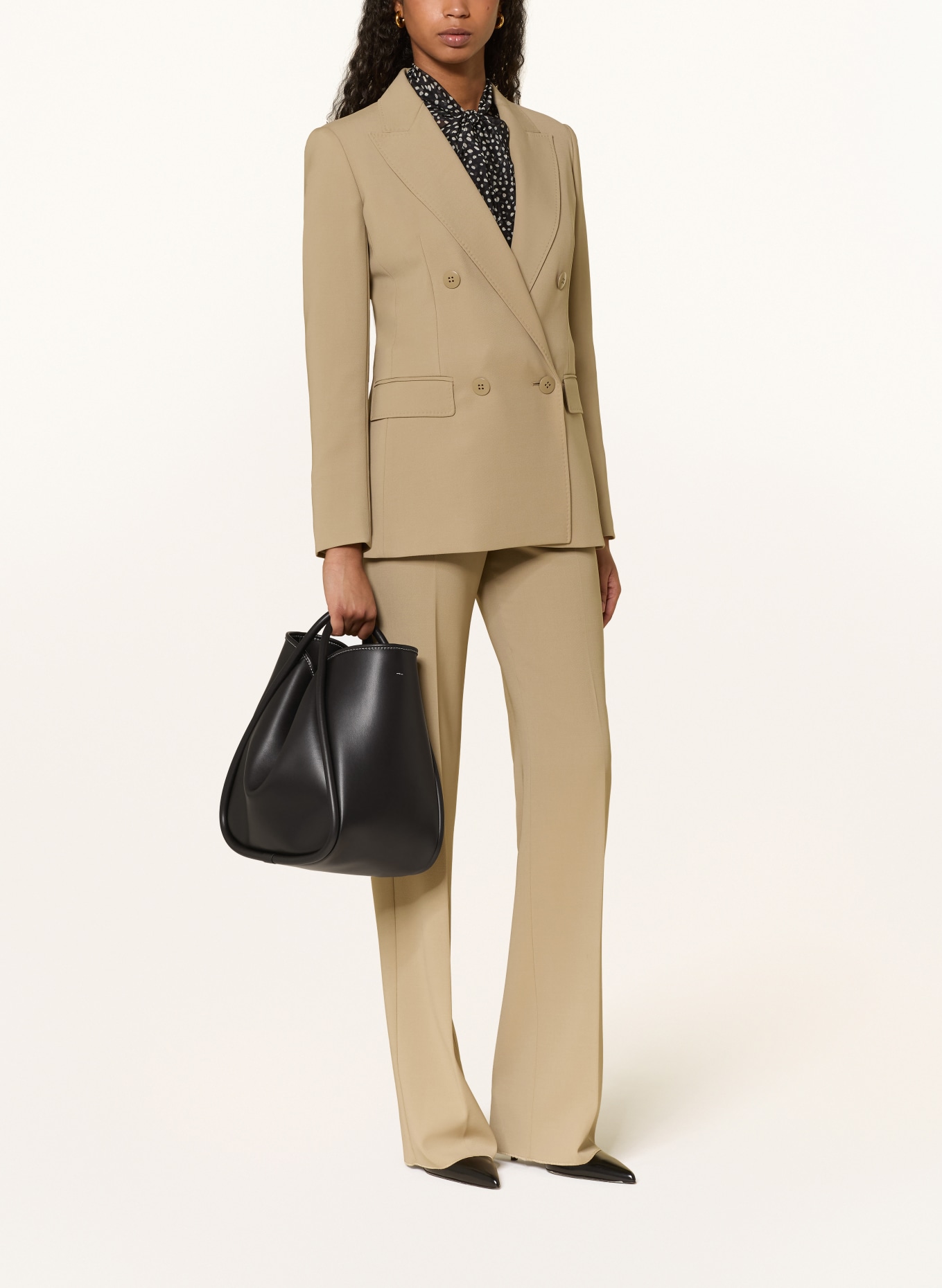 CHARLES & KEITH  LAYLA shopper with pouch: BLACK