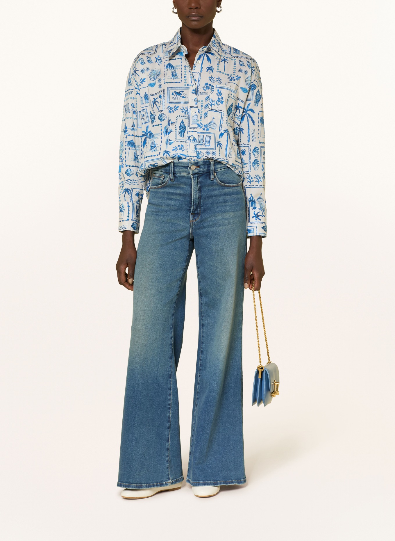 lilienfels košile: BÍLÁ / TMAVĚ MODRÁ / MODRÁ