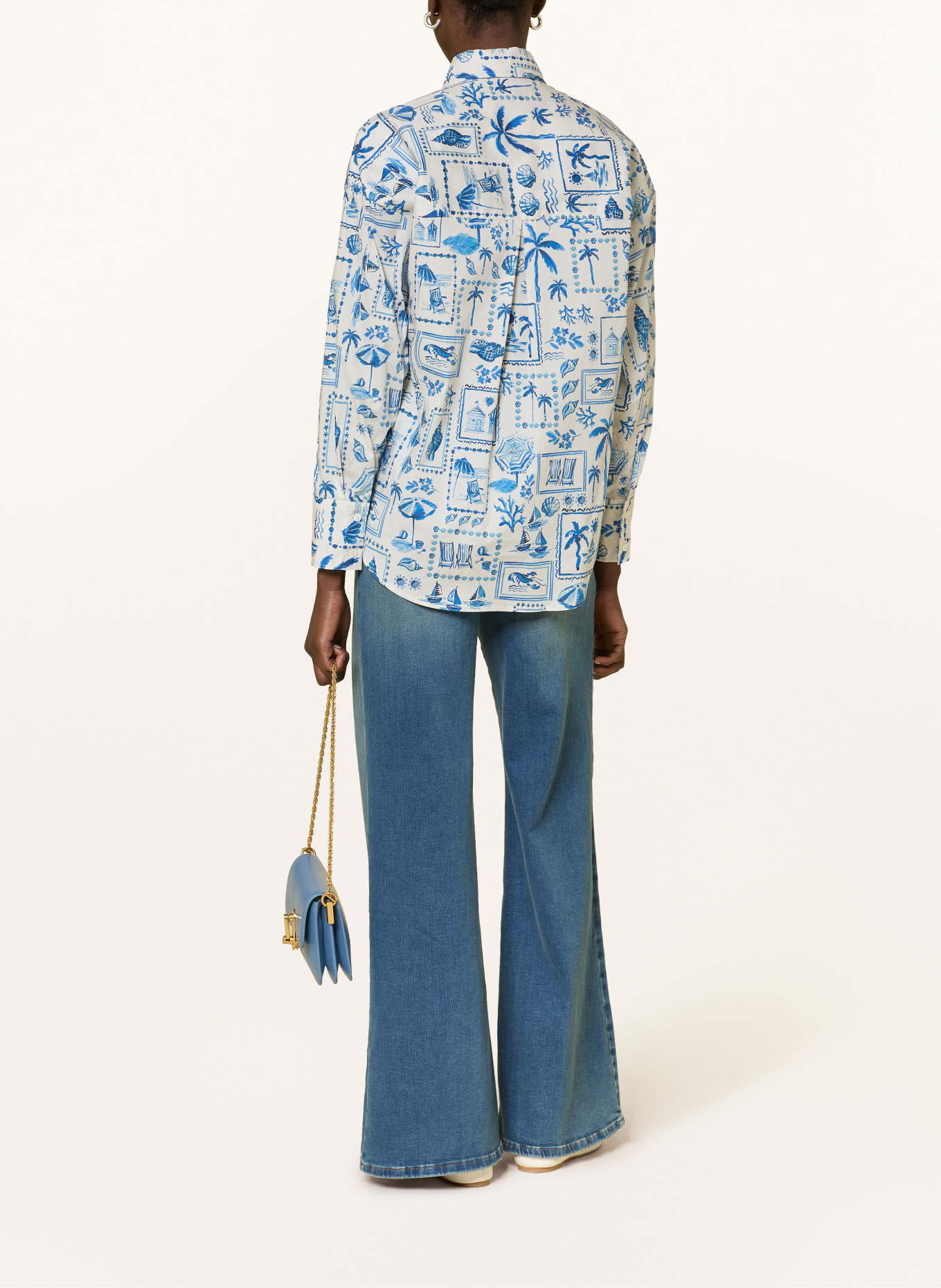 lilienfels košile: BÍLÁ / TMAVĚ MODRÁ / MODRÁ