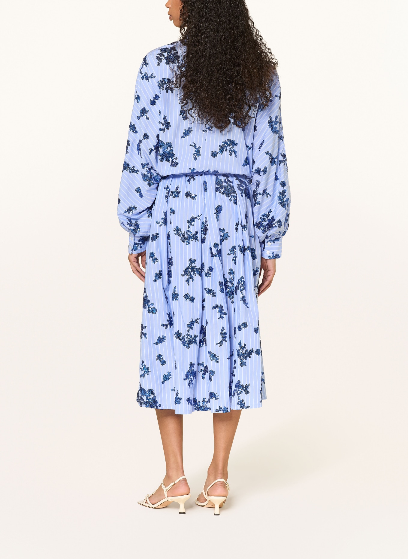 lilienfels Rock mit Pailletten: HELLBLAU / DUNKELBLAU