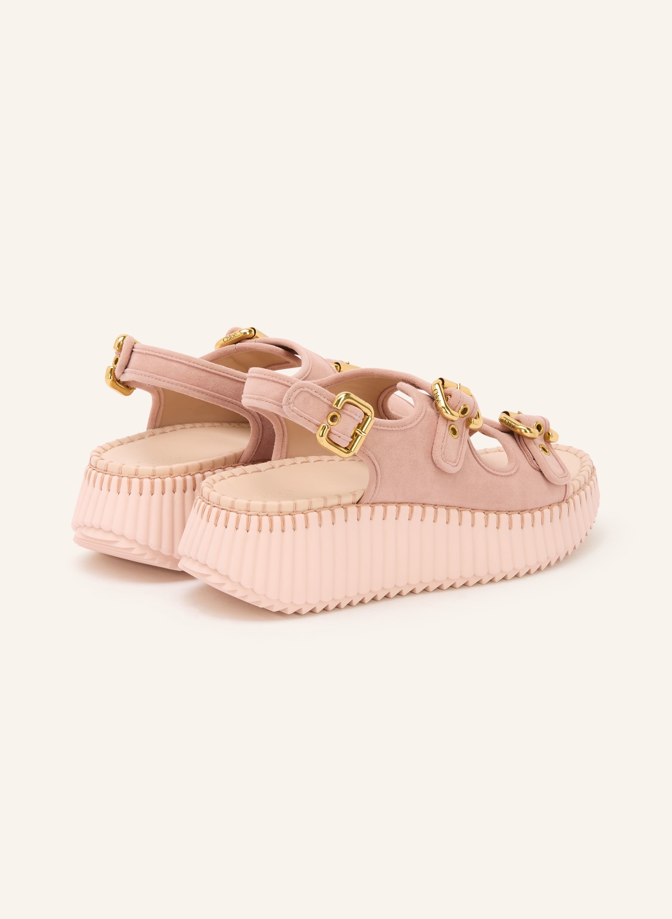 Chloé Sandalen NAMA: 6I5 Maple Pink
