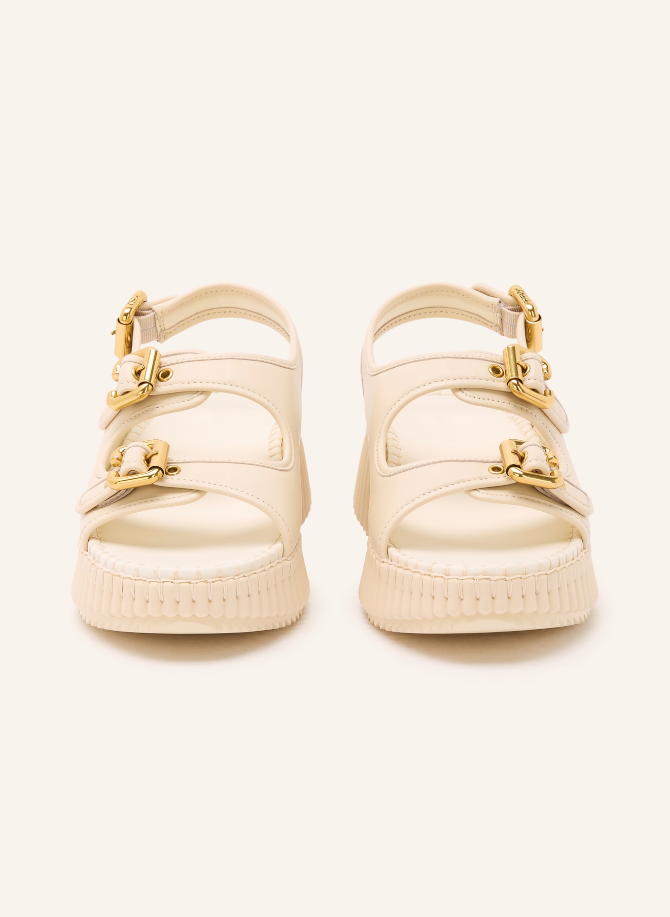 Chloé Wedges NAMA: 122 EGGSHELL
