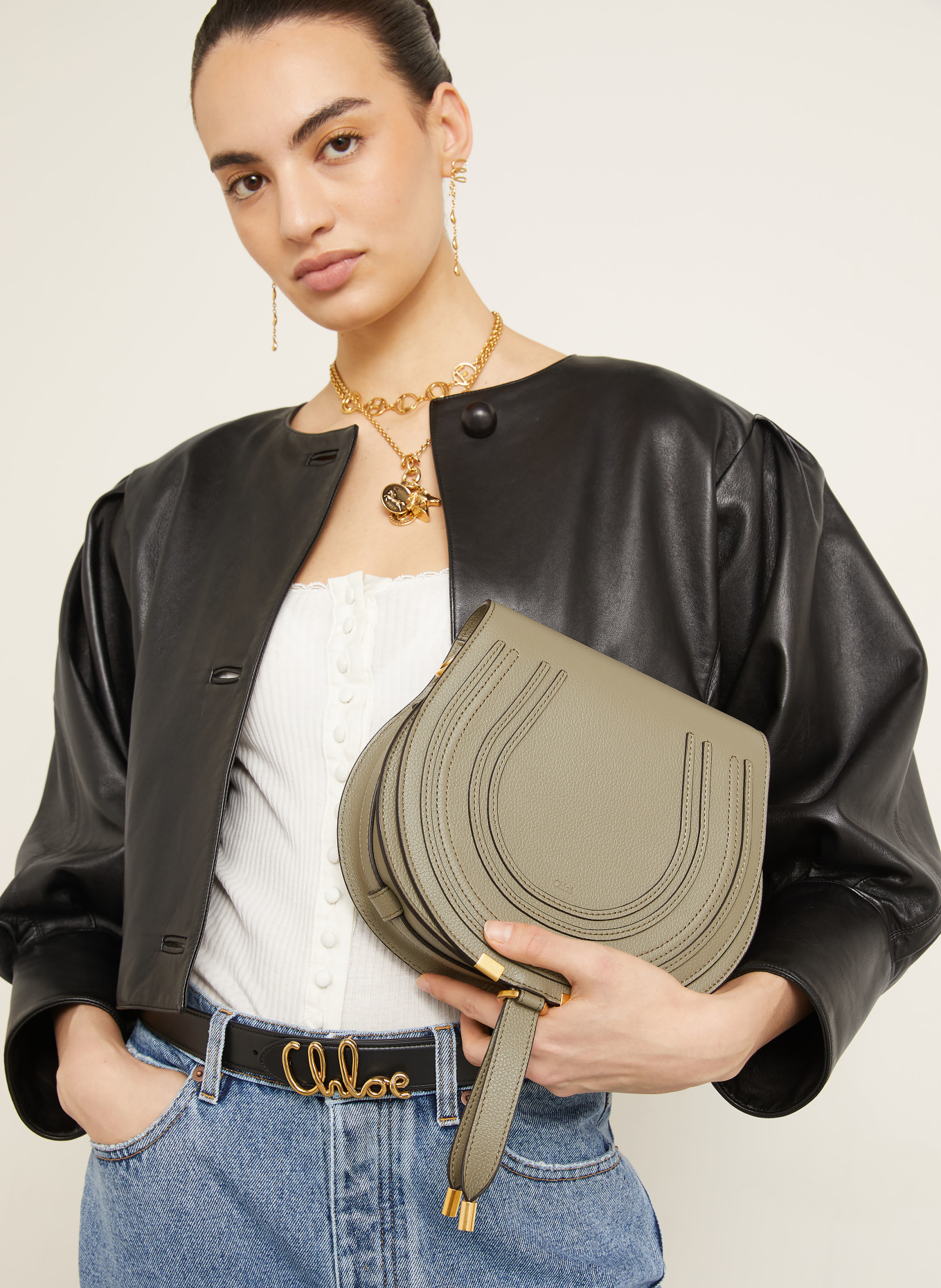 Chloé Umhängetasche MARCIE: Aloe Vera
