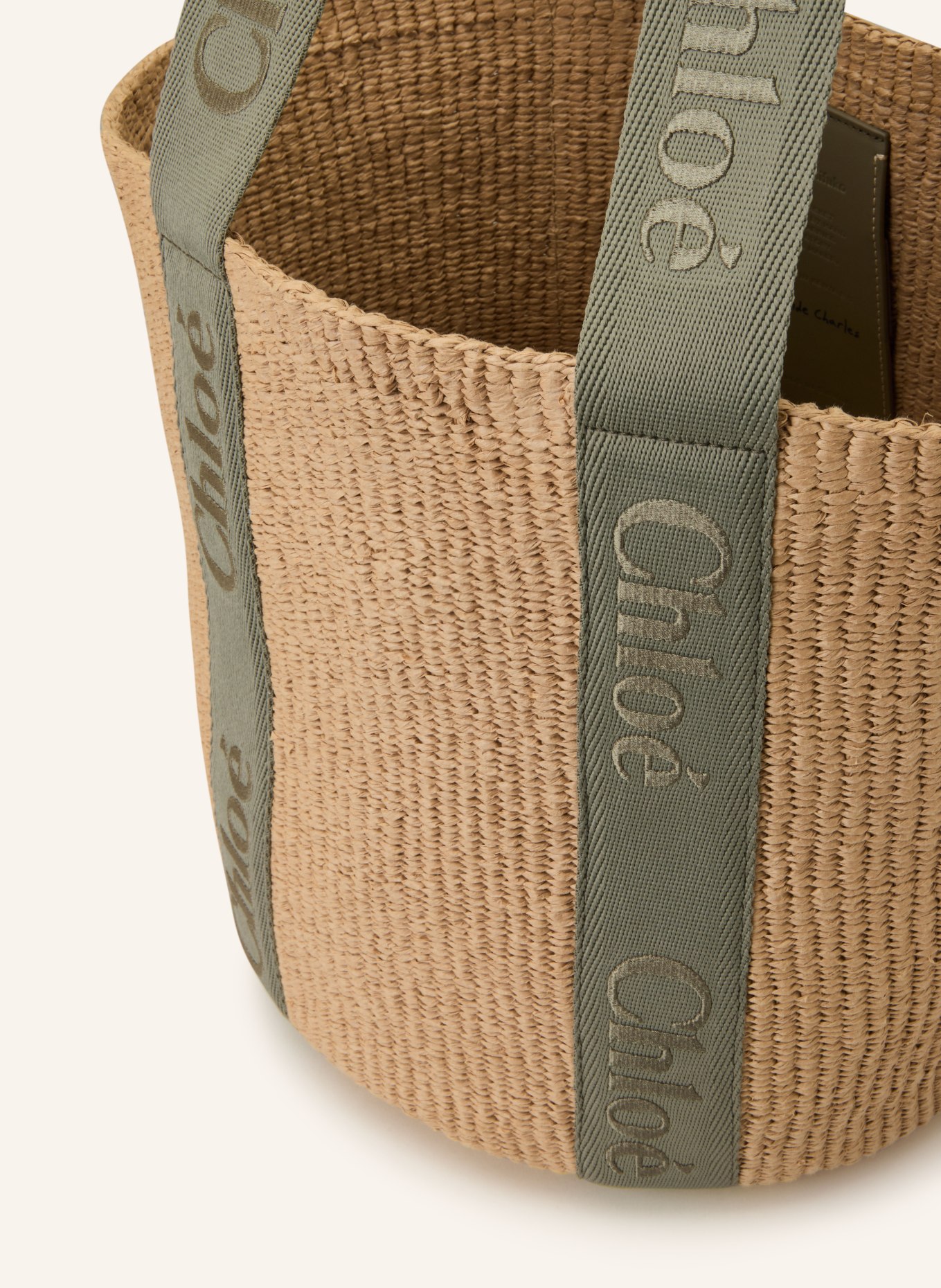 Chloé Shopper WOODY: Aloe Vera