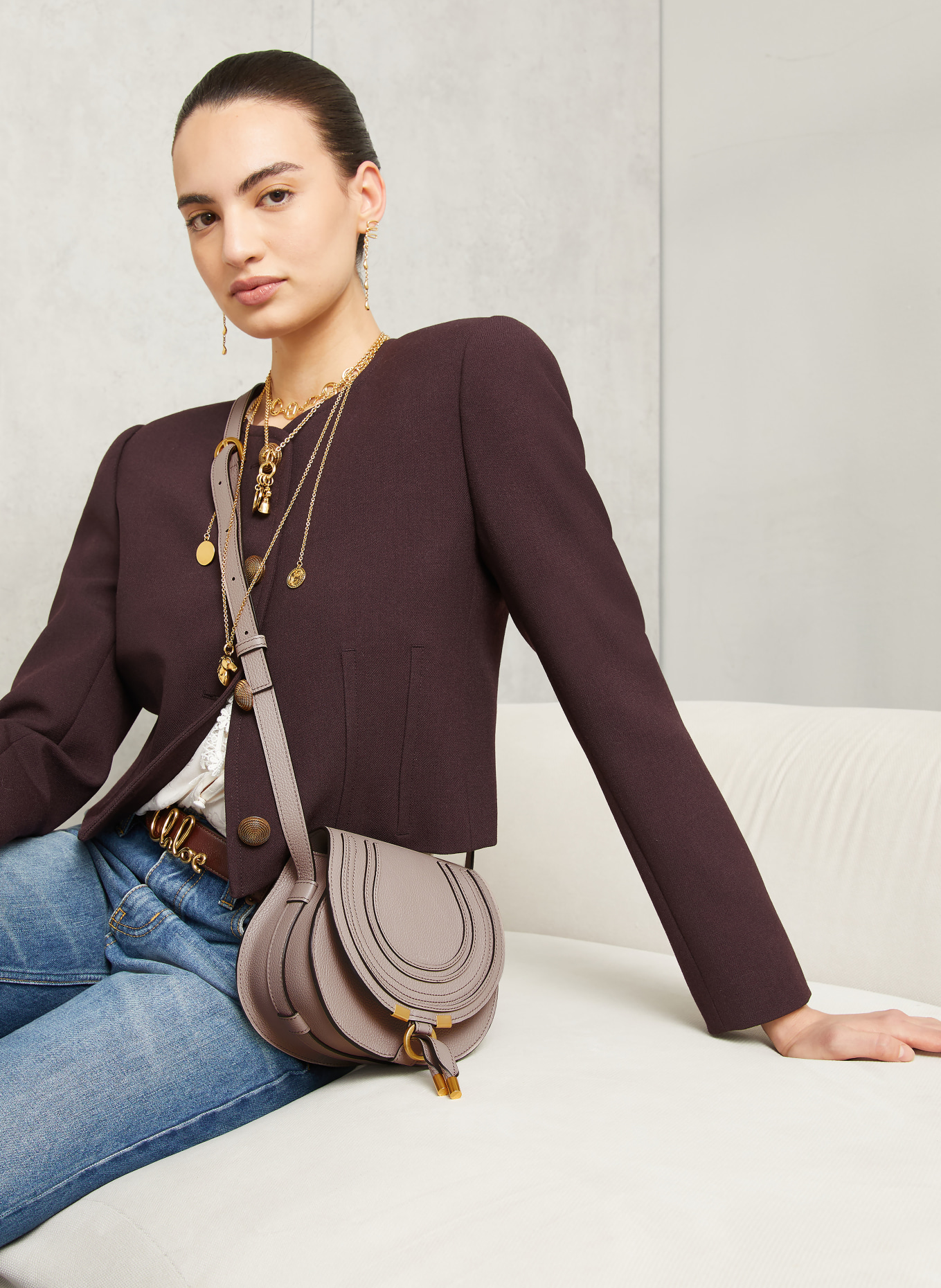 Chloé Umhängetasche MARCIE: Twilight Purple