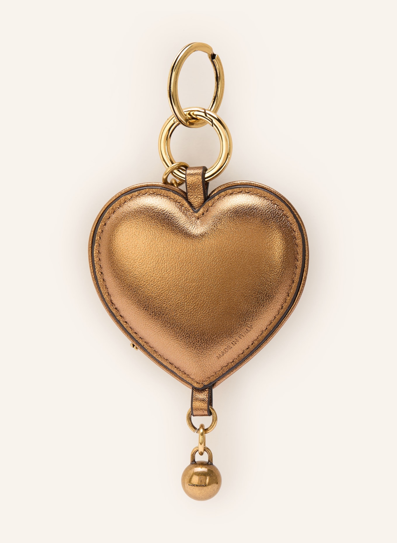 Chloé Taschenanhänger SYMBOLS HEART: GOLD COLOR