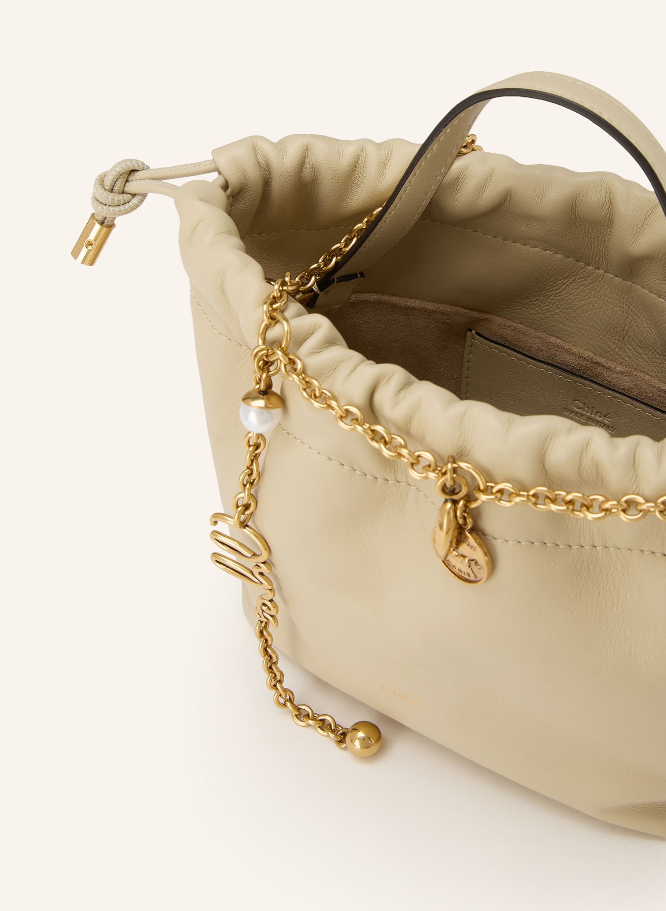 Chloé Beuteltasche CHLOÉ ICONS MINI: Cloudy Cream