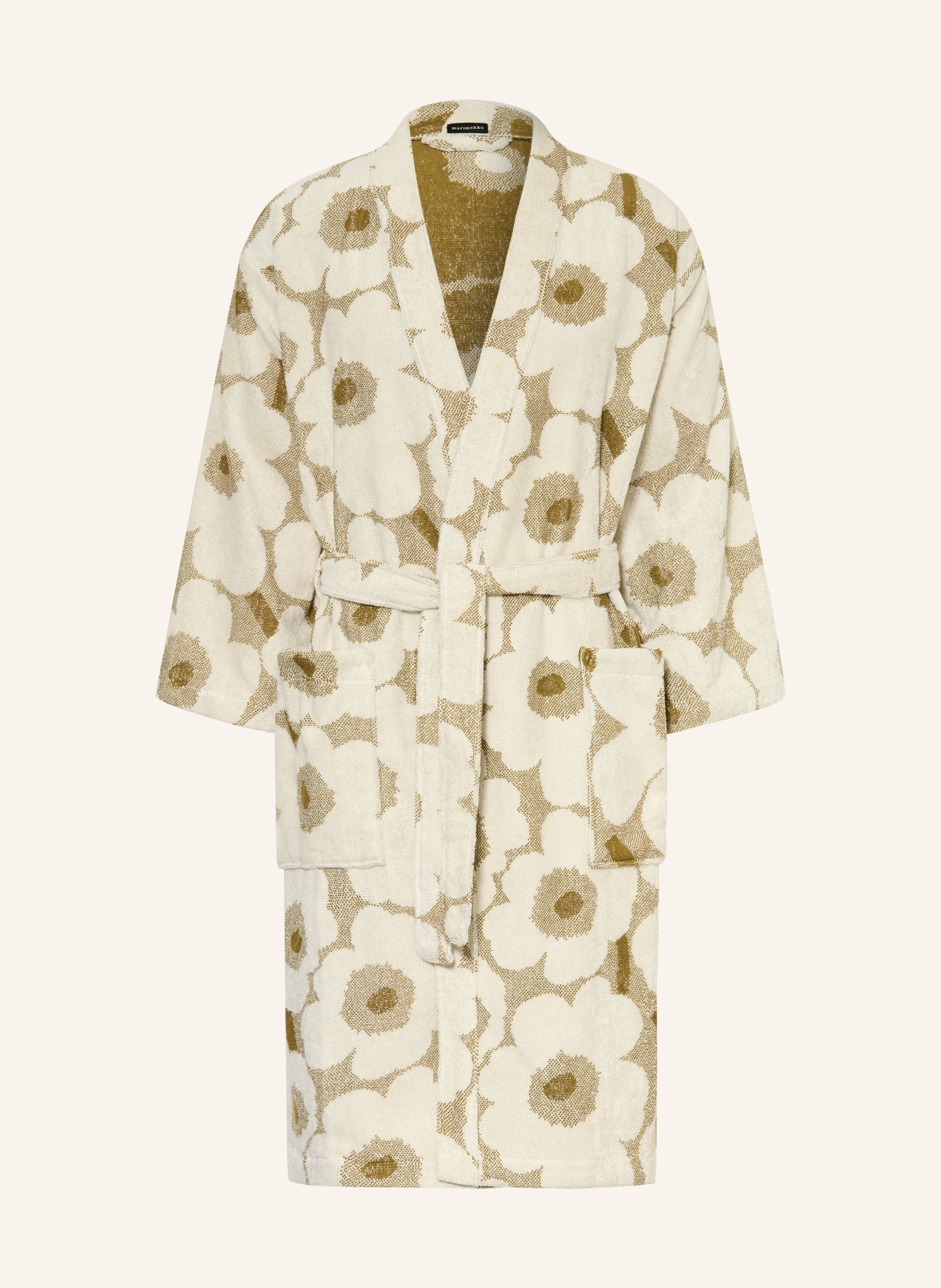 marimekko Unisex-Kimono: CREME / KHAKI