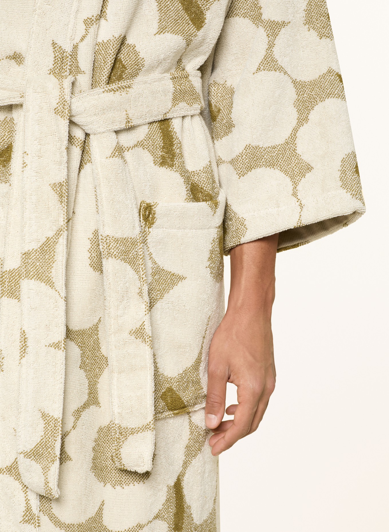 marimekko Unisex-Kimono: CREME / KHAKI