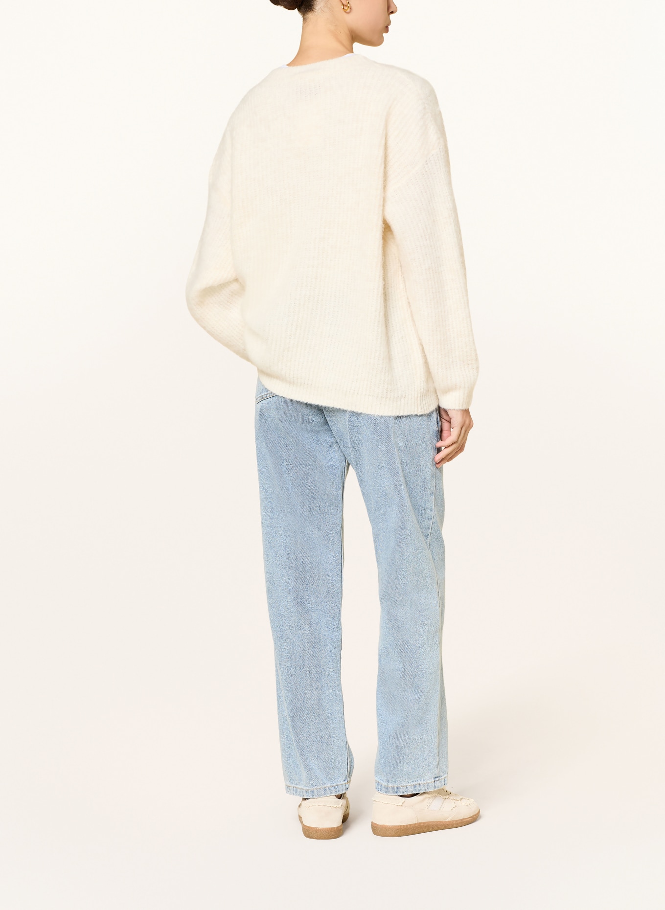 American Vintage Vest EAST met alpaca: CRÈME