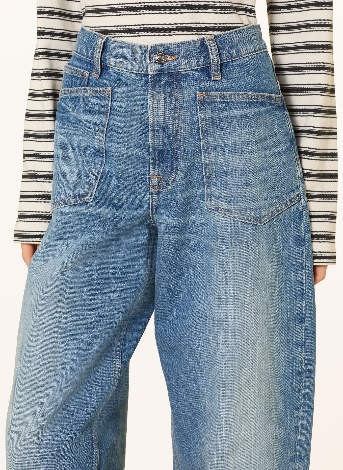 SAMSØE  SAMSØE Barrel Jeans SAVEYRA: CLR002673 Oceanic blue