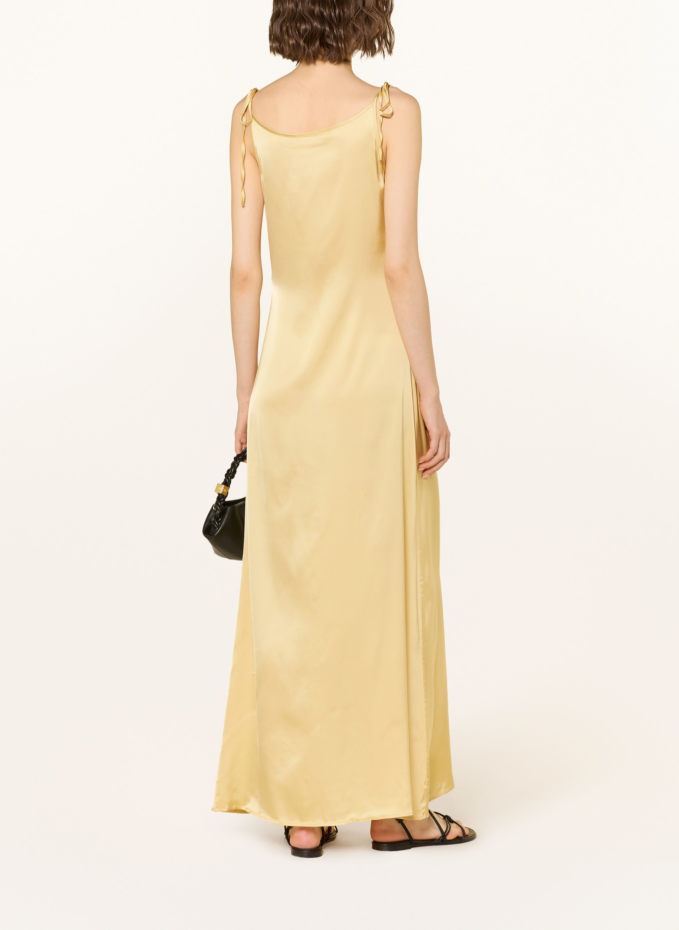 SAMSØE  SAMSØE Robe en satin SASINGA: JAUNE CLAIR