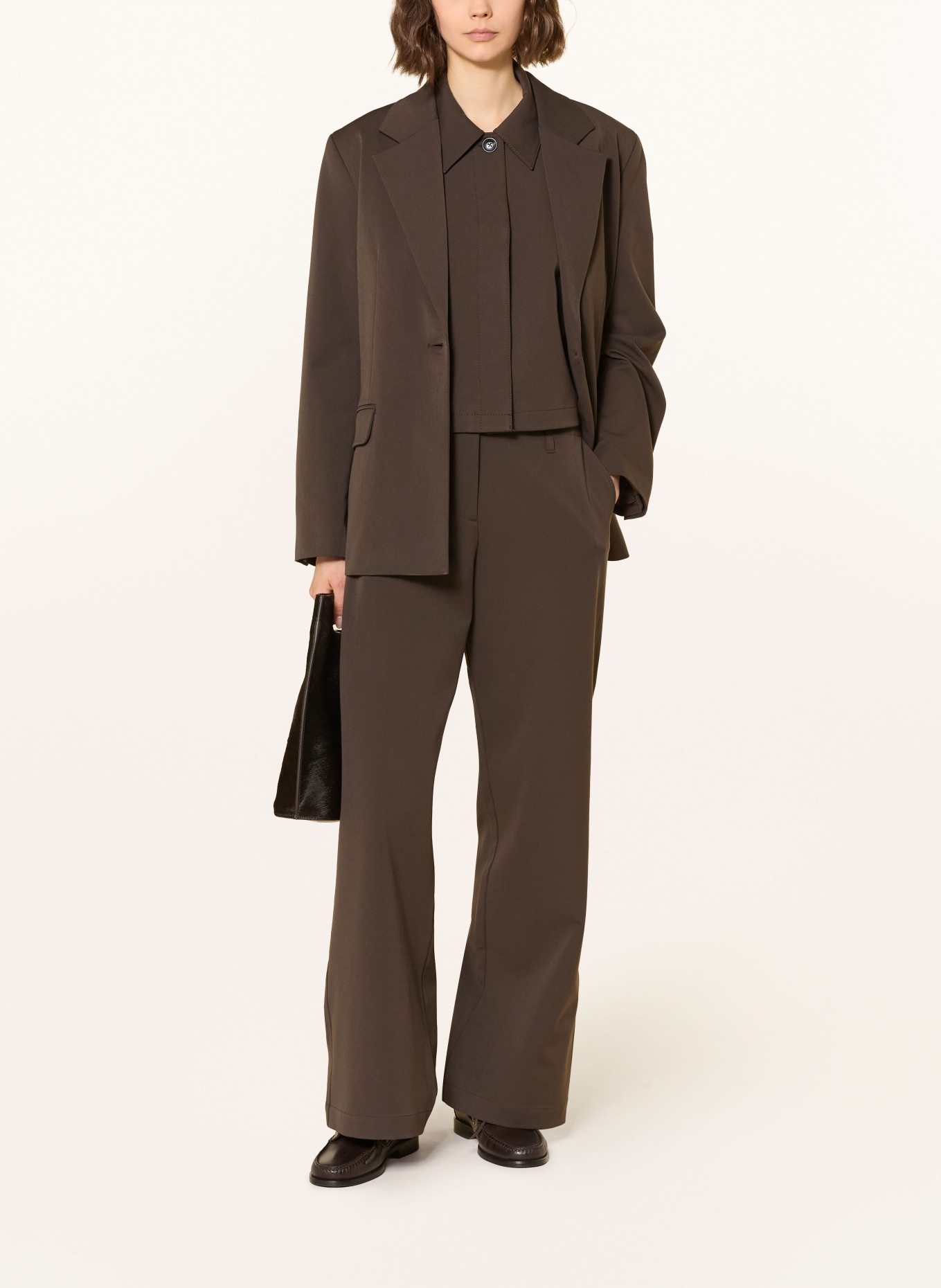 SAMSØE SAMSØE Broek SAHEAVEN: MARRON FONCÉ