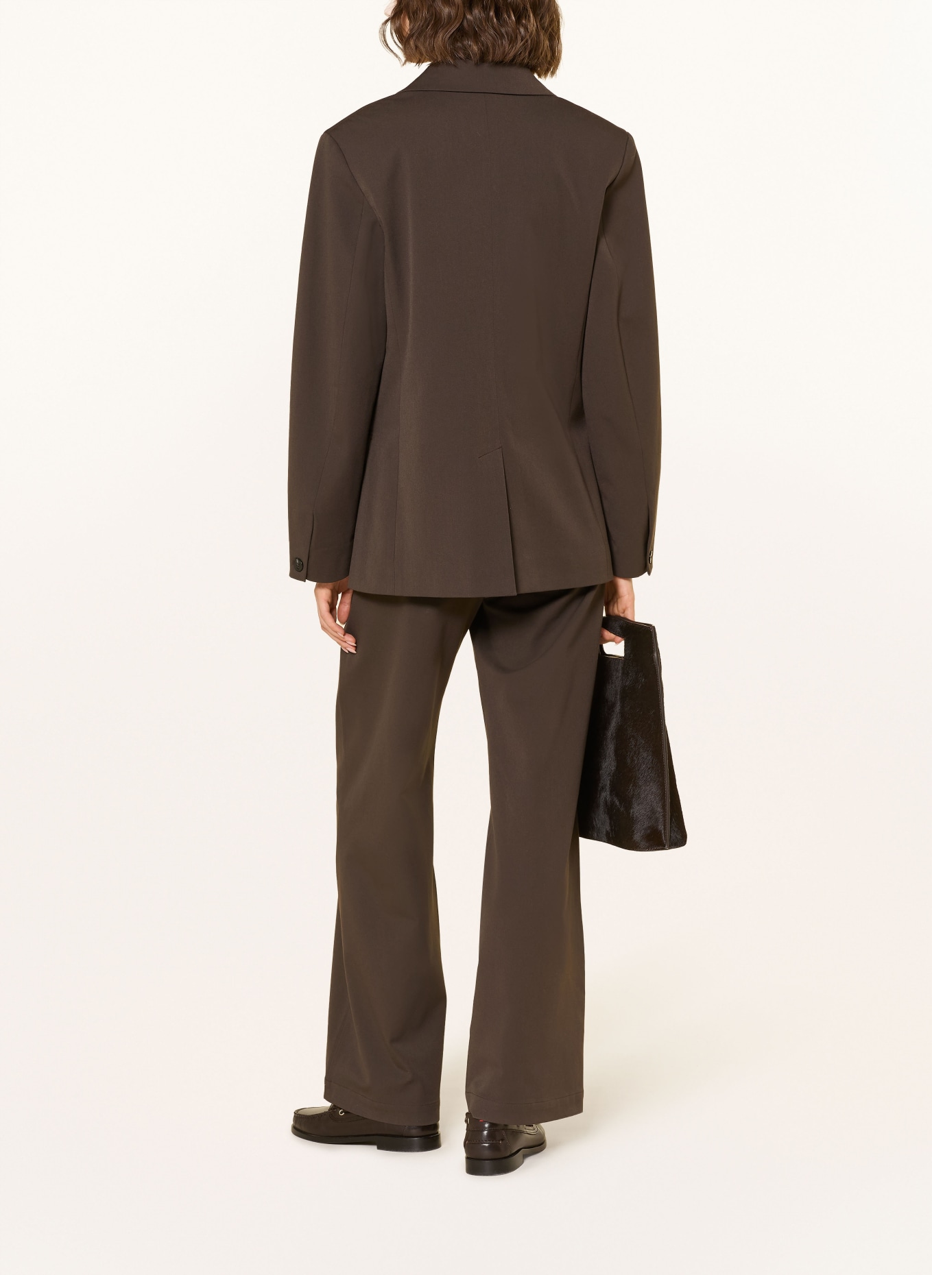 SAMSØE SAMSØE Broek SAHEAVEN: MARRON FONCÉ