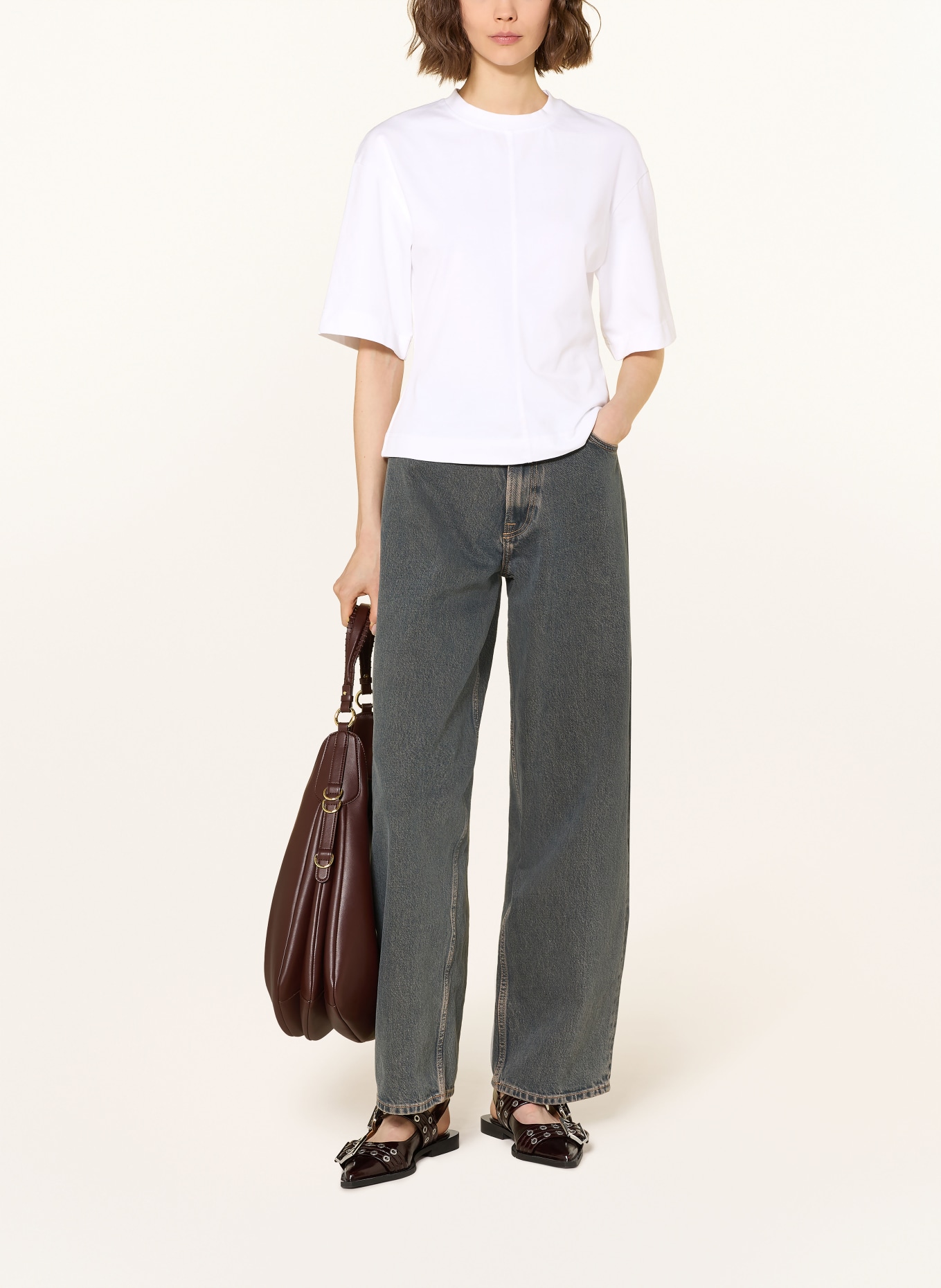 SAMSØE  SAMSØE T-Shirt SADISAS: WEISS