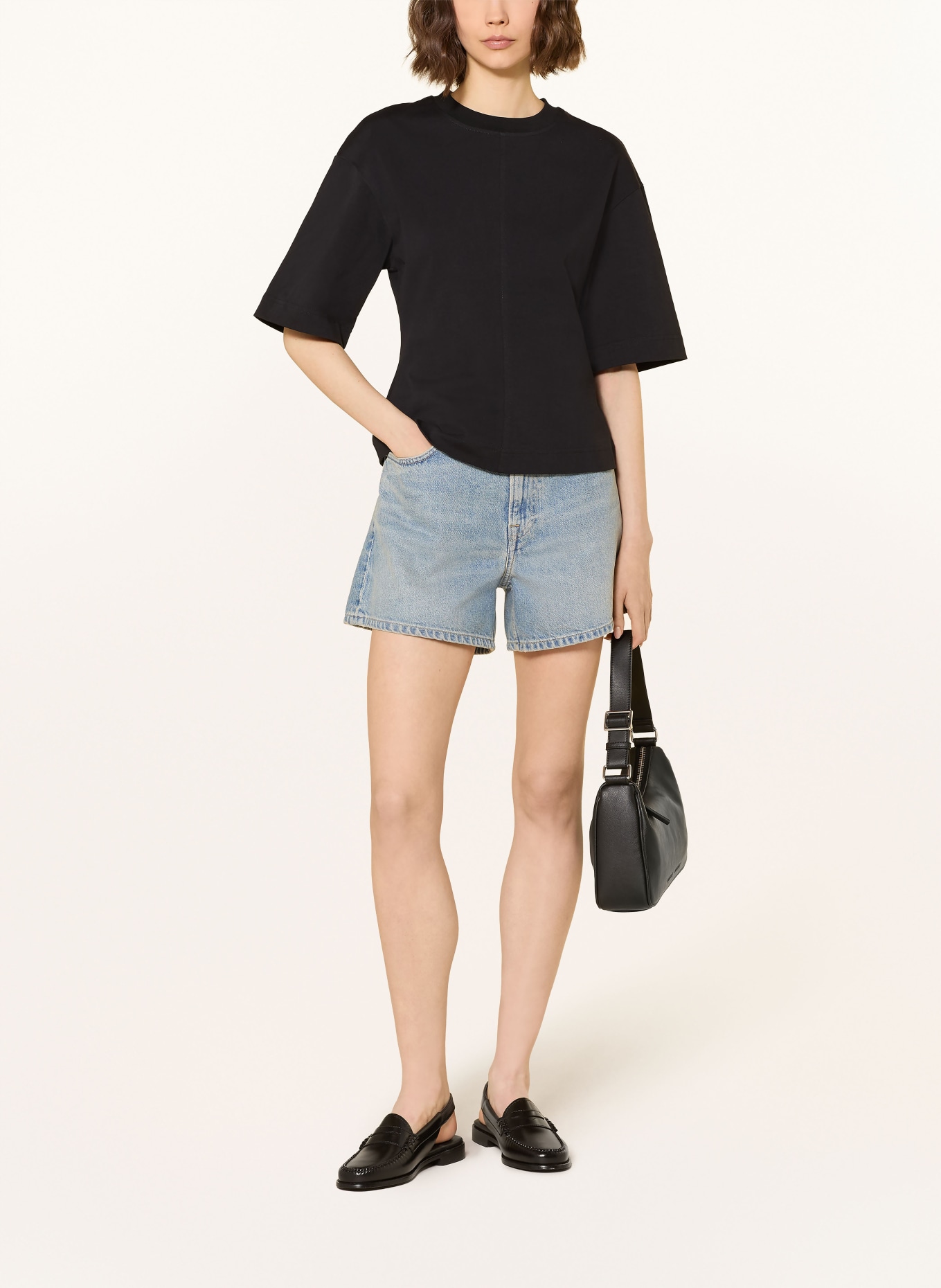 SAMSØE  SAMSØE T-Shirt SADISAS: SCHWARZ