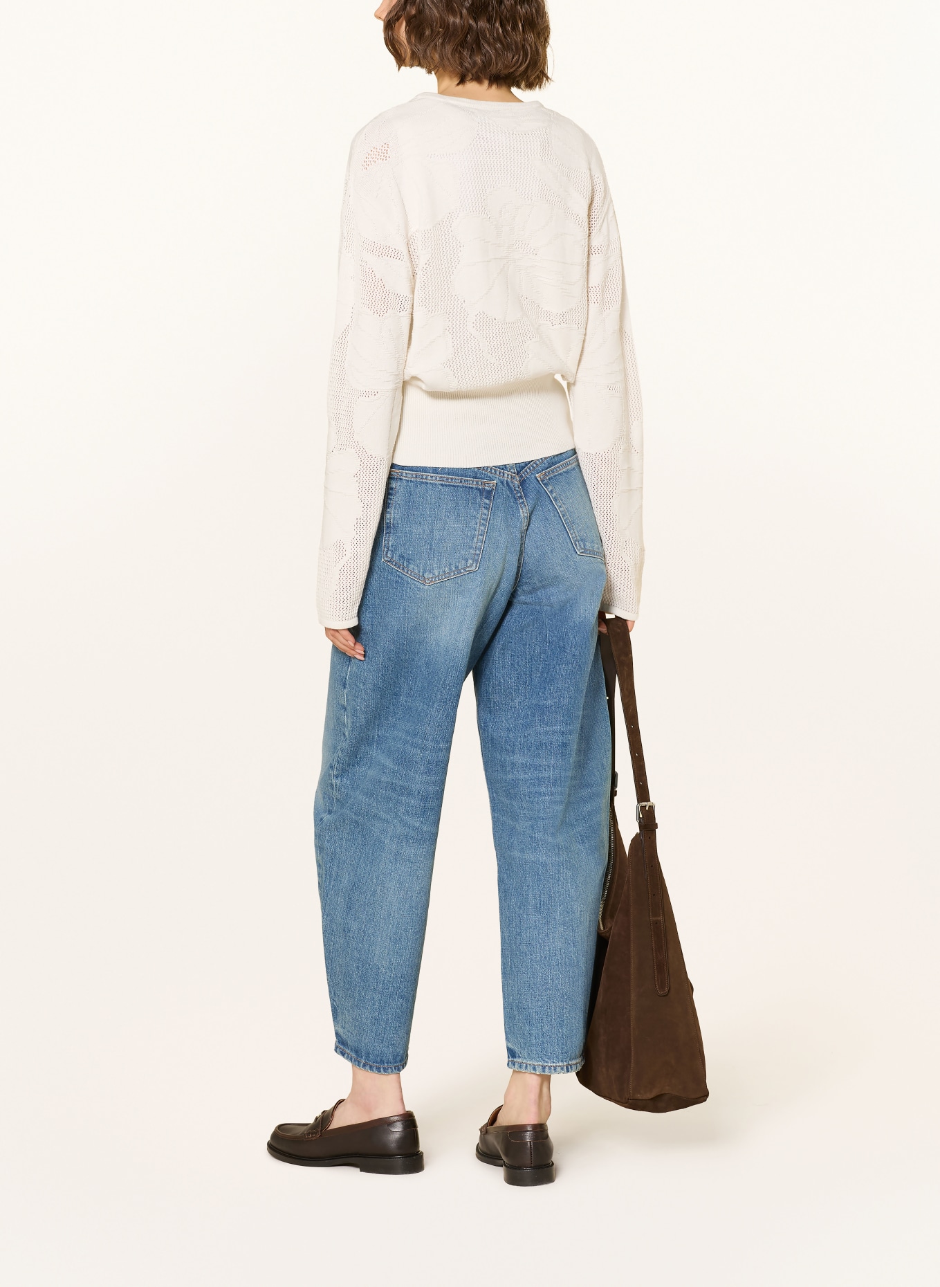 SAMSØE  SAMSØE Strickjacke SAPOPPIE: CREME