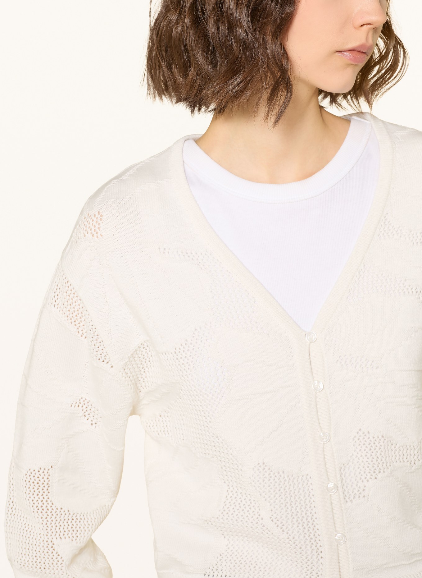 SAMSØE  SAMSØE Strickjacke SAPOPPIE: CREME