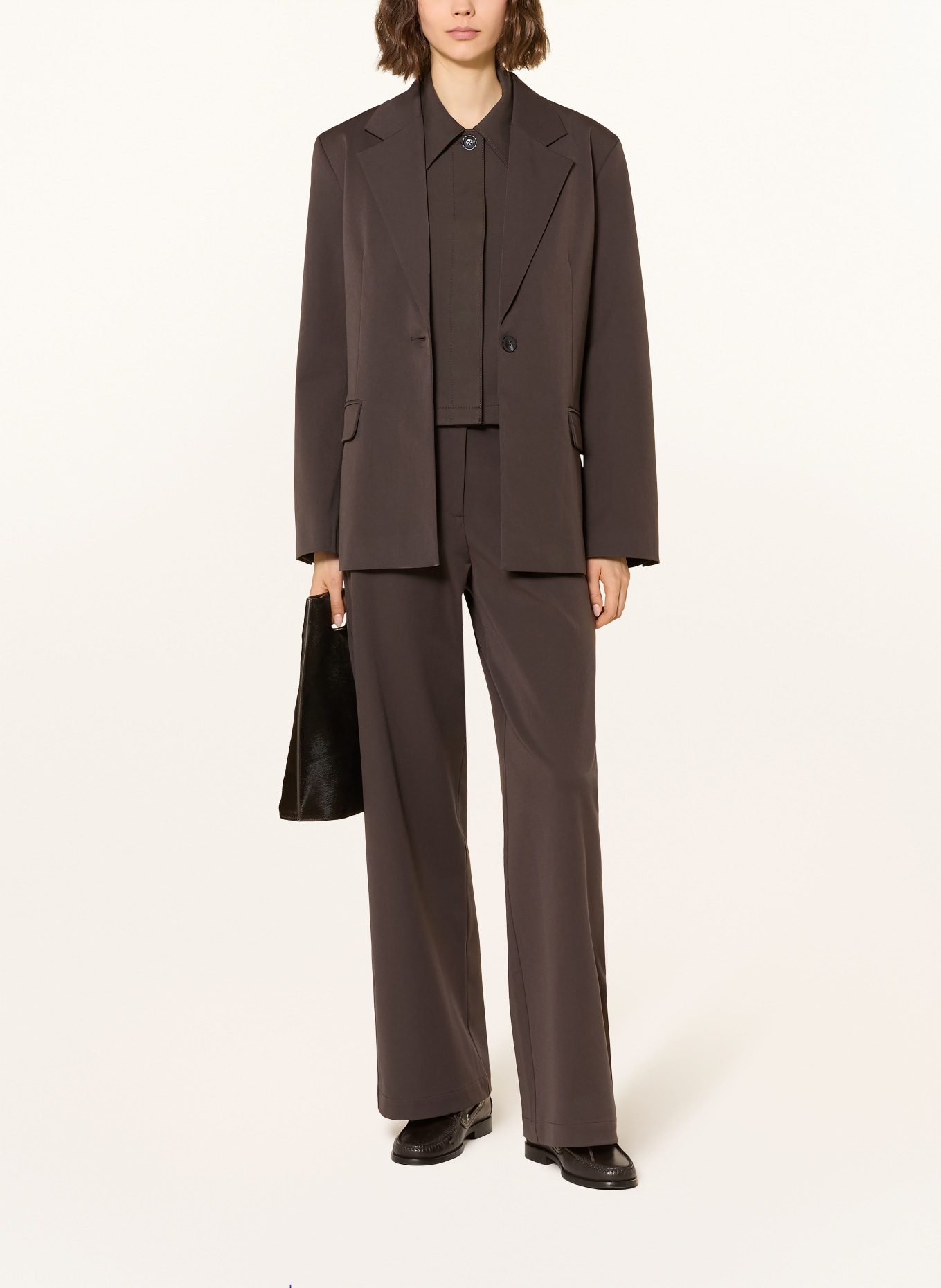 SAMSØE SAMSØE Blazer SAHEAVEN: MARRON FONCÉ