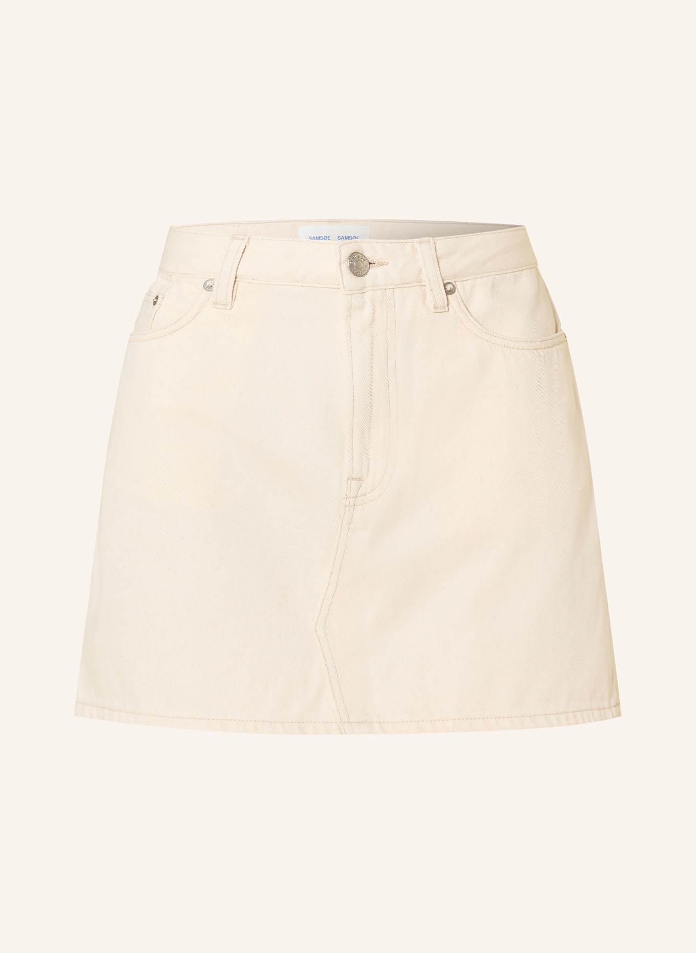 SAMSØE  SAMSØE Jeansrock SASHELLY: ECRU