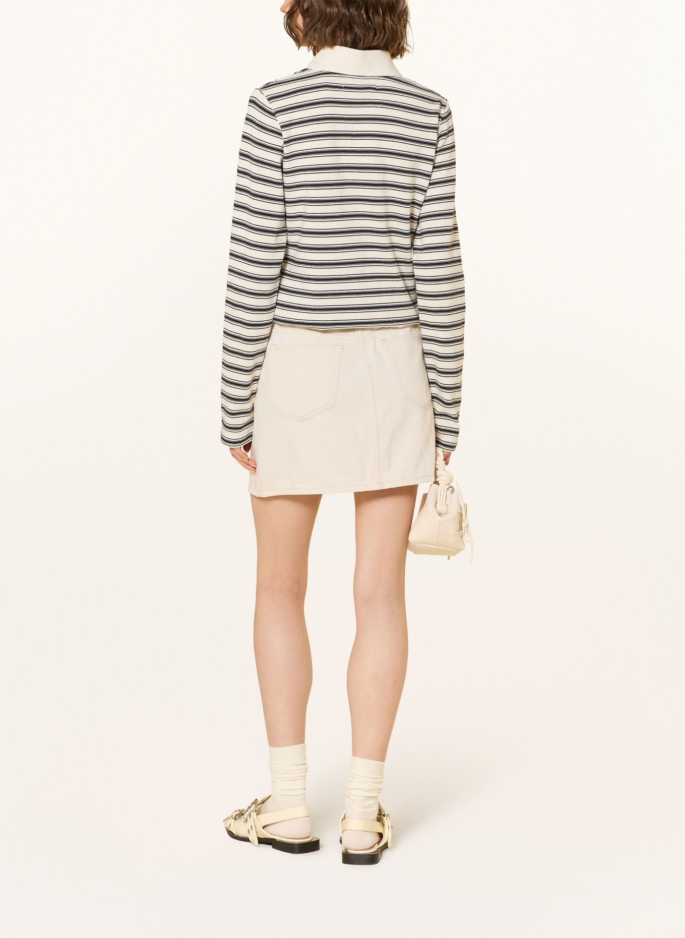 SAMSØE  SAMSØE Jeansrock SASHELLY: ECRU