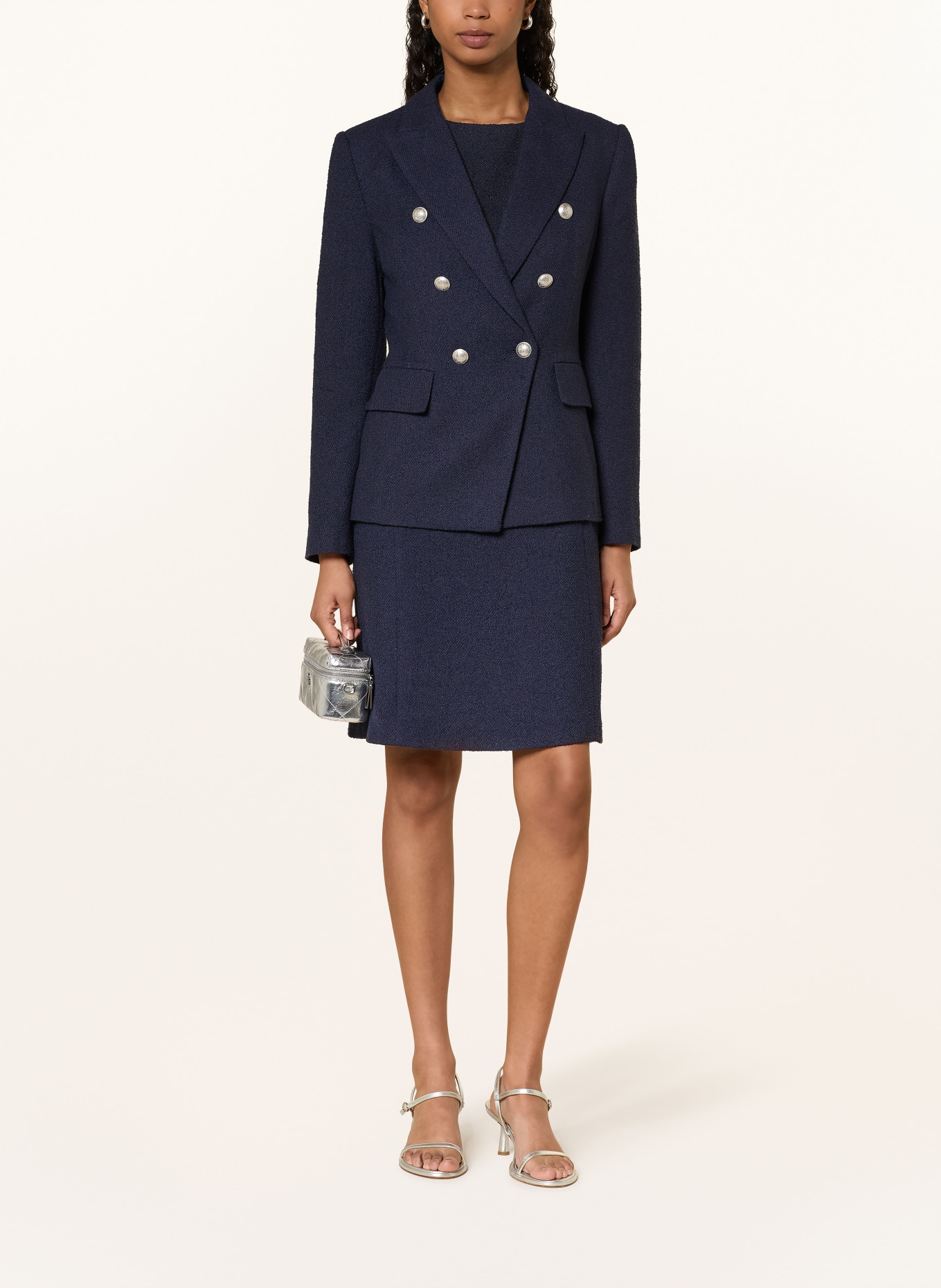 lilienfels etuiové šaty: TMAVĚ MODRÁ