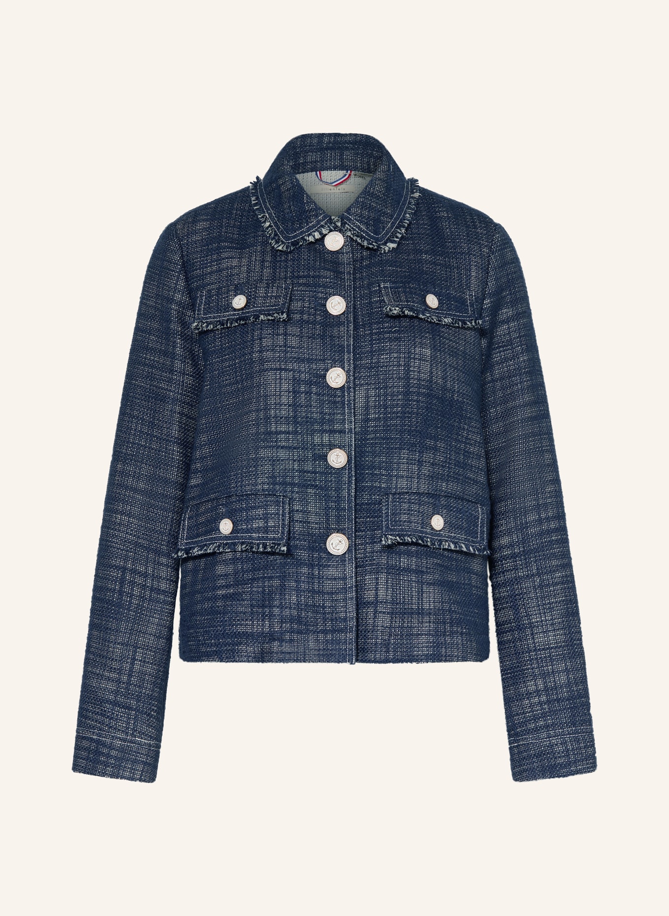 lilienfels kurtka: GRANATOWY / KREMOWY