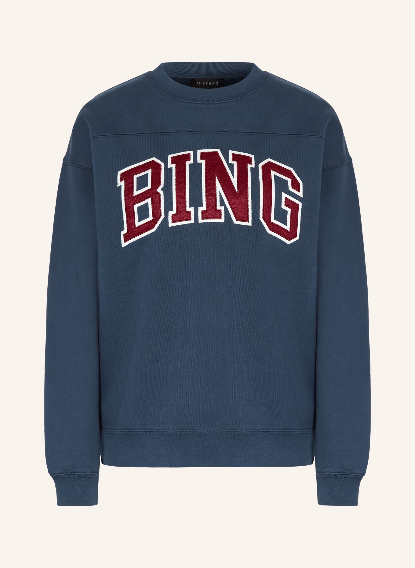 ANINE BING Sweatshirt TRENTON: DUNKELBLAU