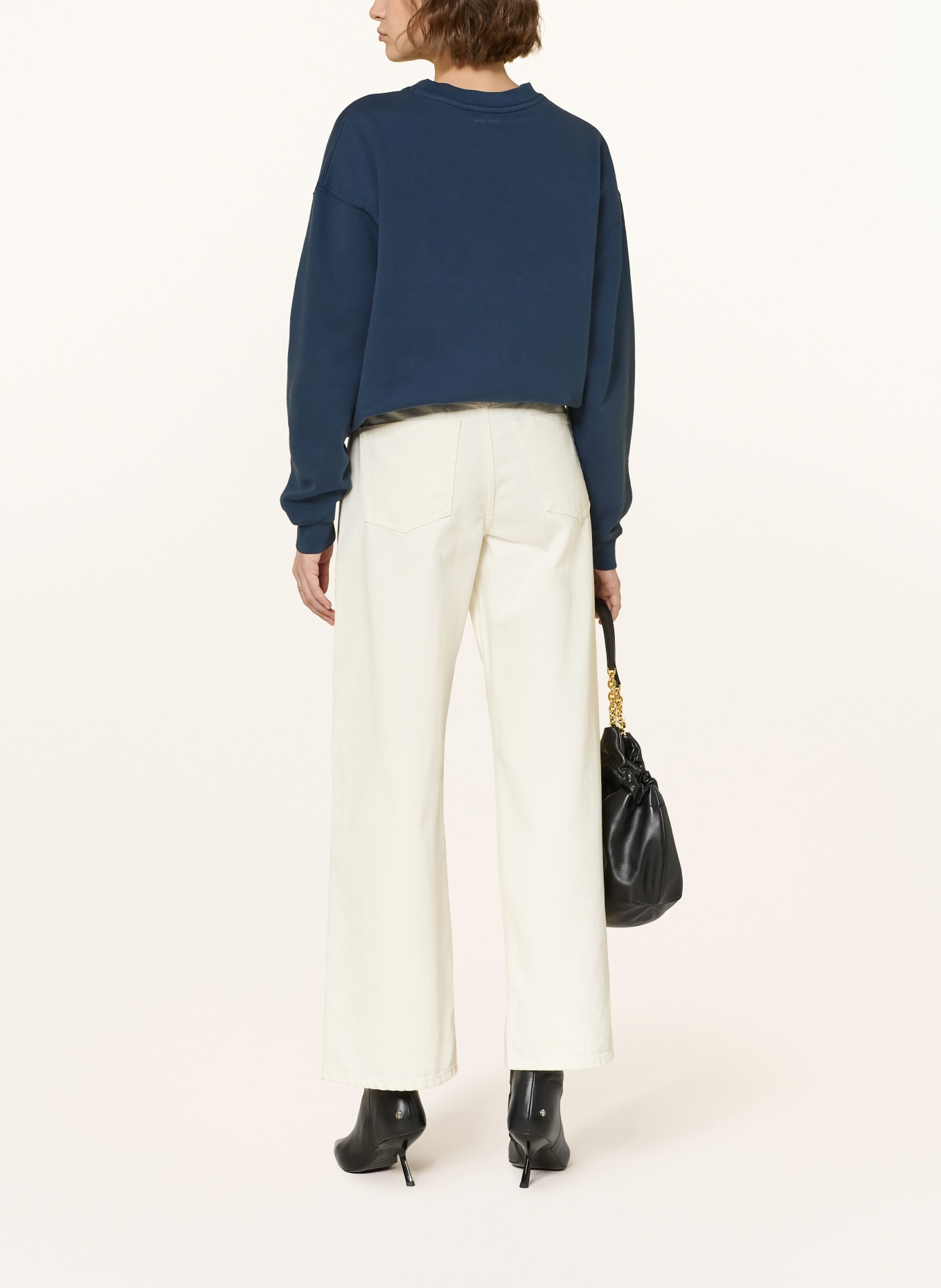 ANINE BING Sweatshirt TRENTON: DUNKELBLAU