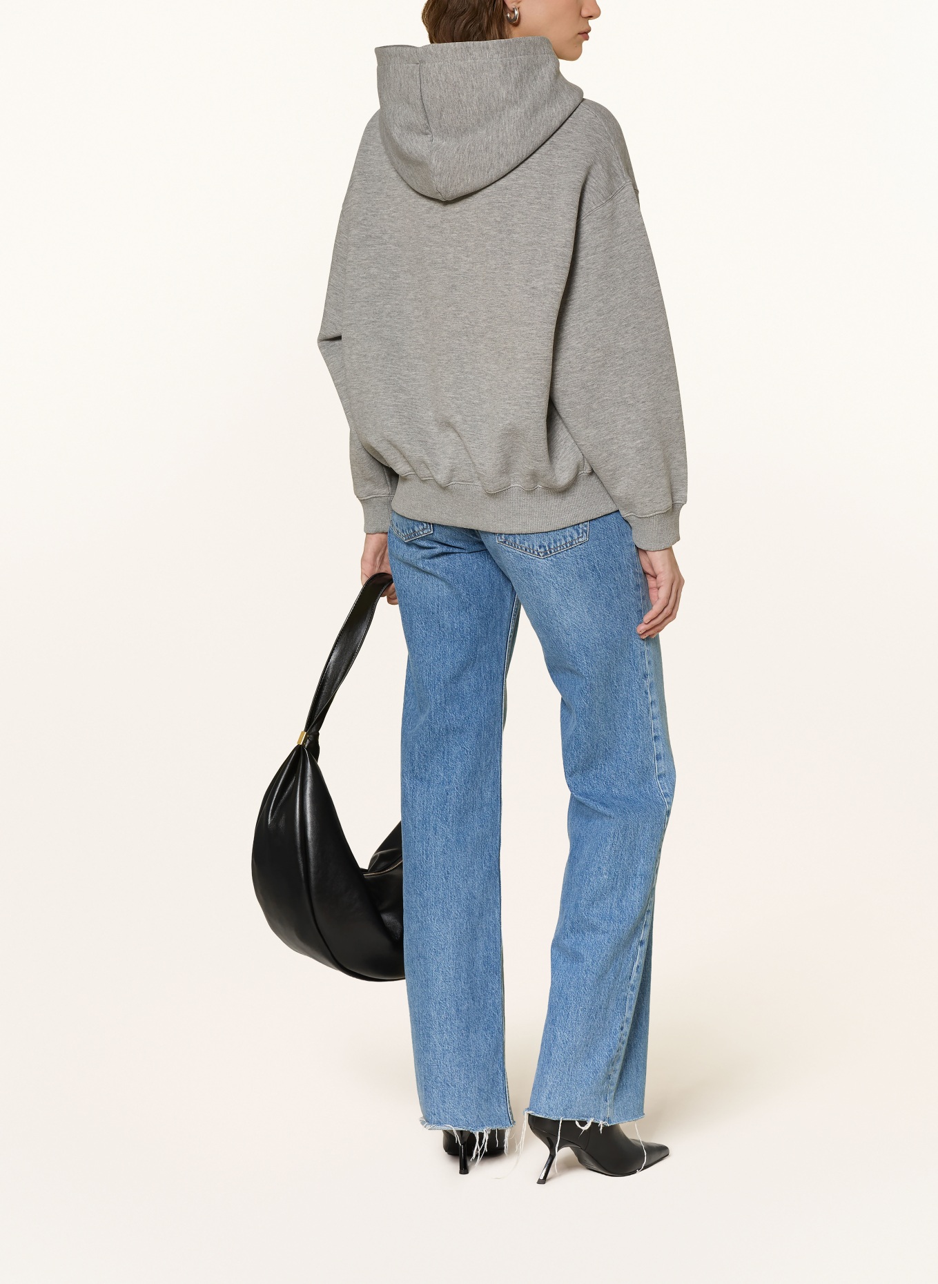 ANINE BING Ovesized-Hoodie JACI: HELLGRAU