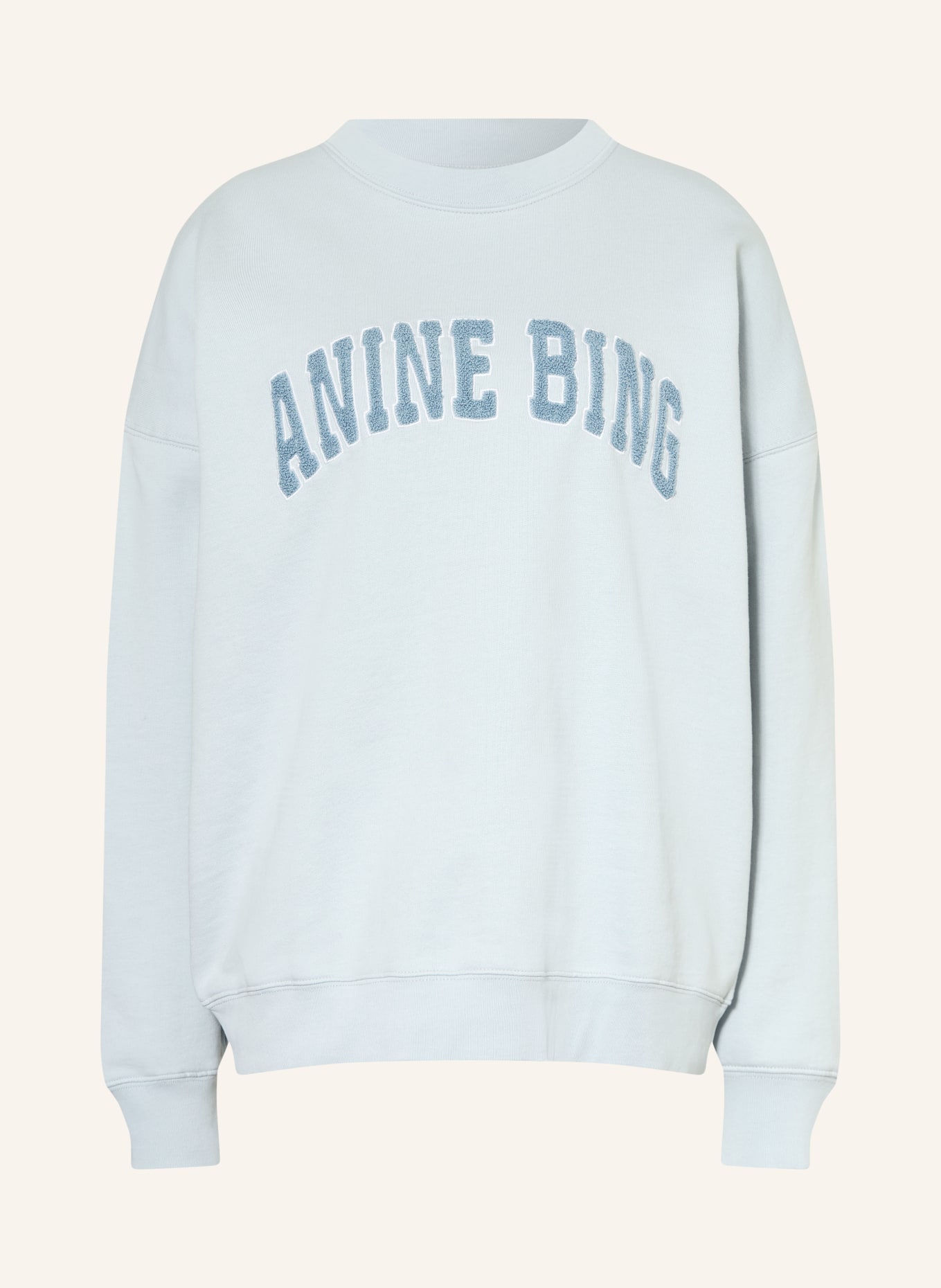 ANINE BING Sweatshirt MILES: HELLBLAU / BLAU