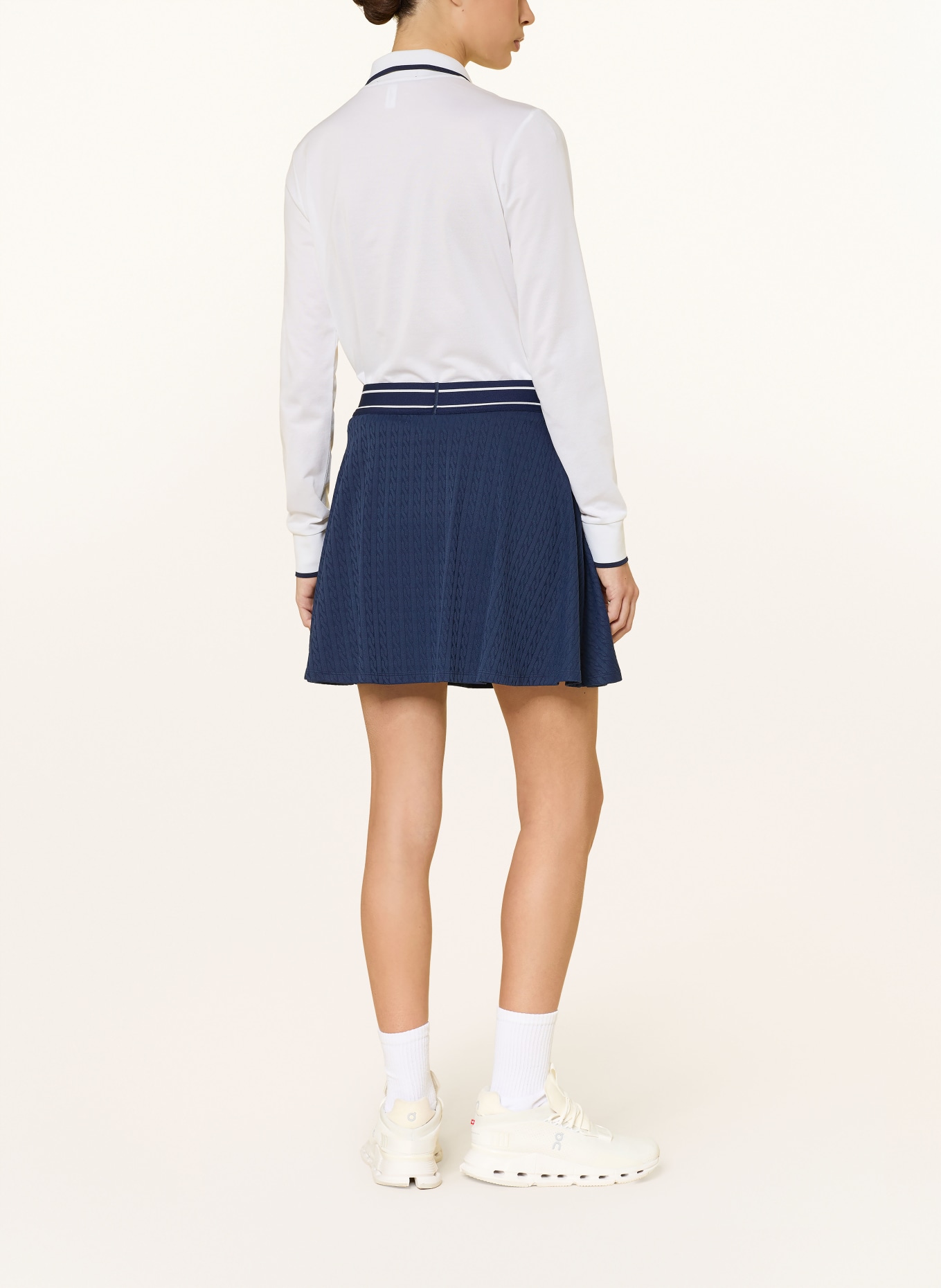 RLX RALPH LAUREN golfová sukně: TMAVĚ MODRÁ