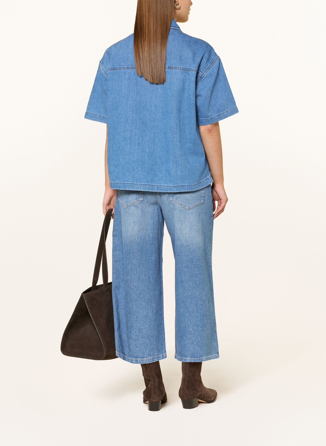 MOS MOSH Jeans culottes MMCULOTTE ZACK: 401 BLUE