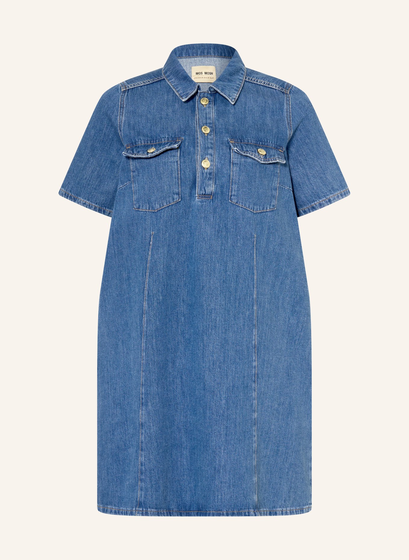 MOS MOSH Jeanskleid MMBIBA: BLAU