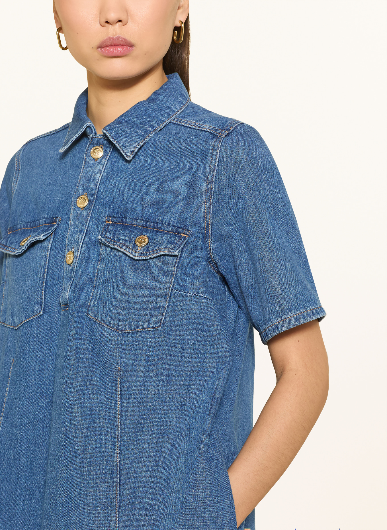 MOS MOSH Jeanskleid MMBIBA: BLAU