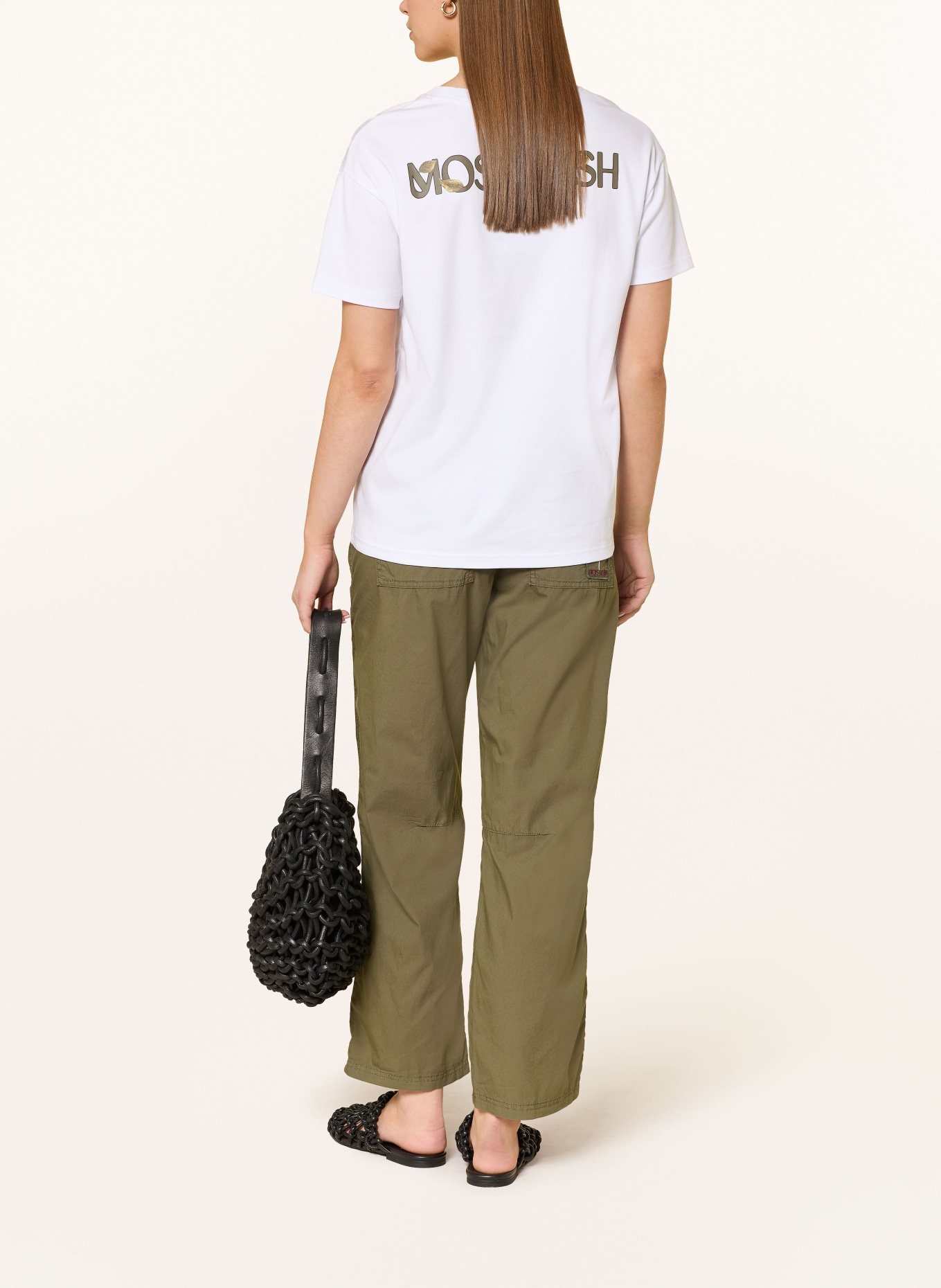 MOS MOSH Nákladní kalhoty MMFRANKA: TMAVĚ ZELENÁ