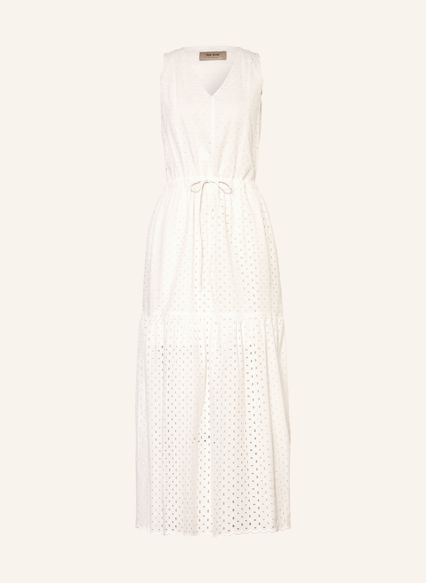 MOS MOSH Kleid MMSABRIA aus Lochspitze: WEISS
