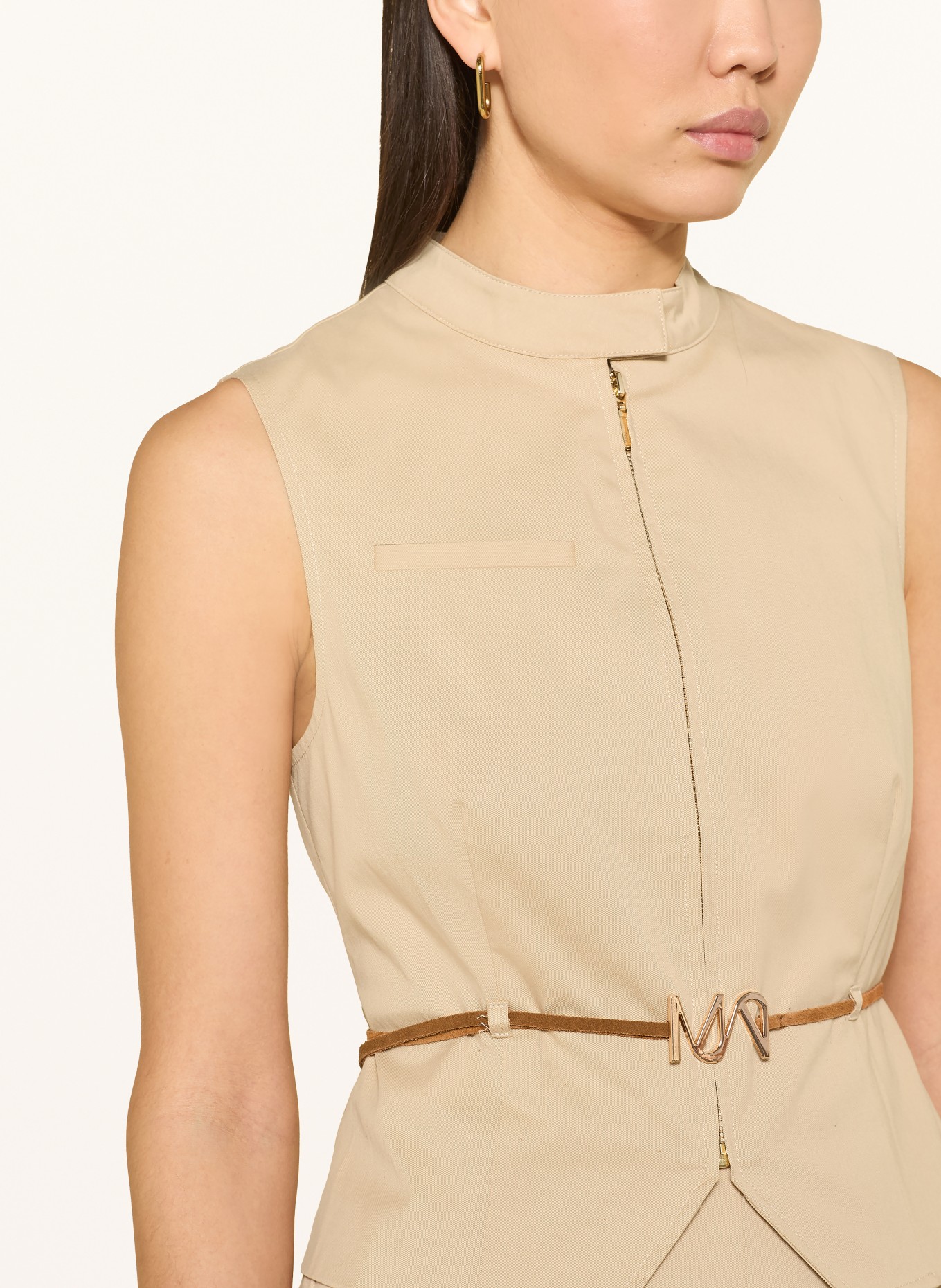 MOS MOSH Blazerweste MMMAI: HELLBRAUN